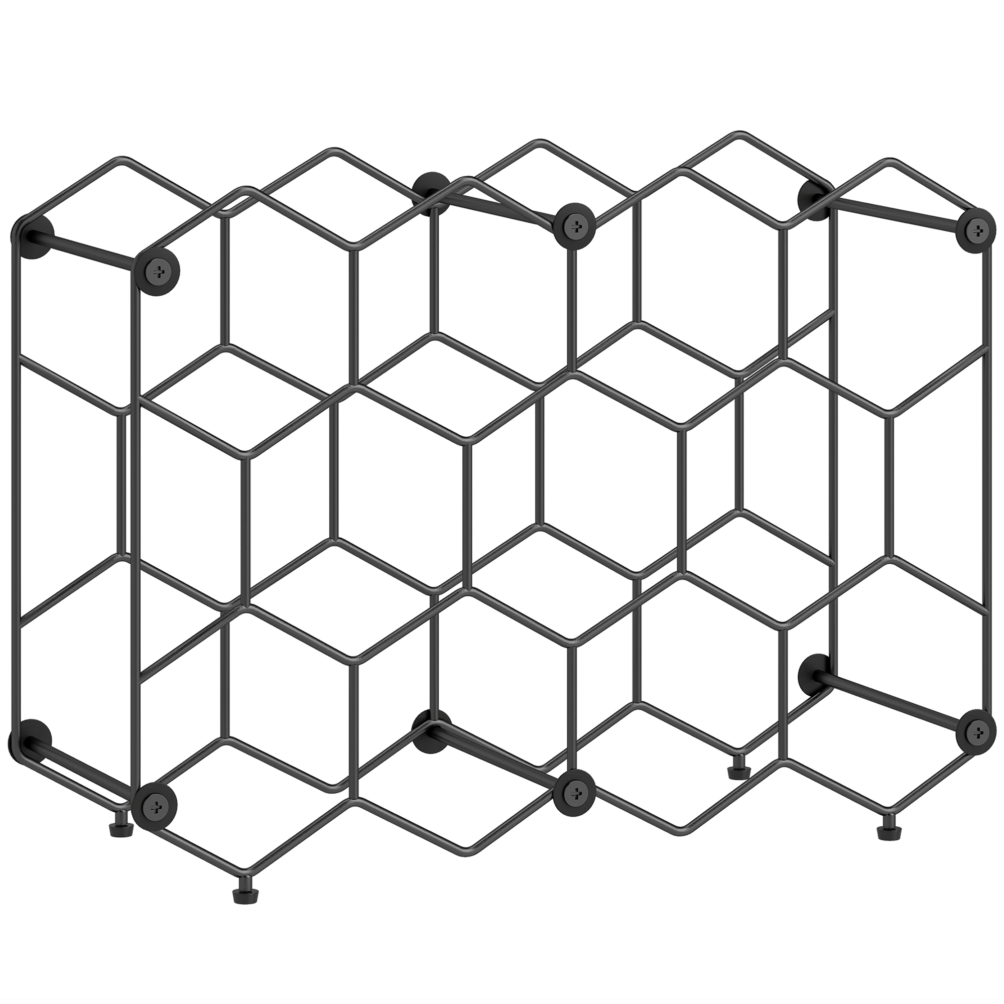 Bucatarie -  suport sticle masa metal