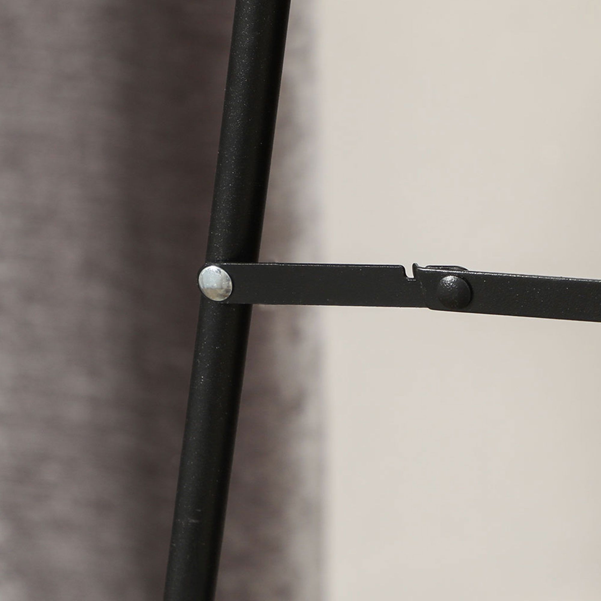  Oglinda de dimensiuni mari cu rama ondulata din catifea, oglinda de podea si de perete, 160x50 cm, alba [7]