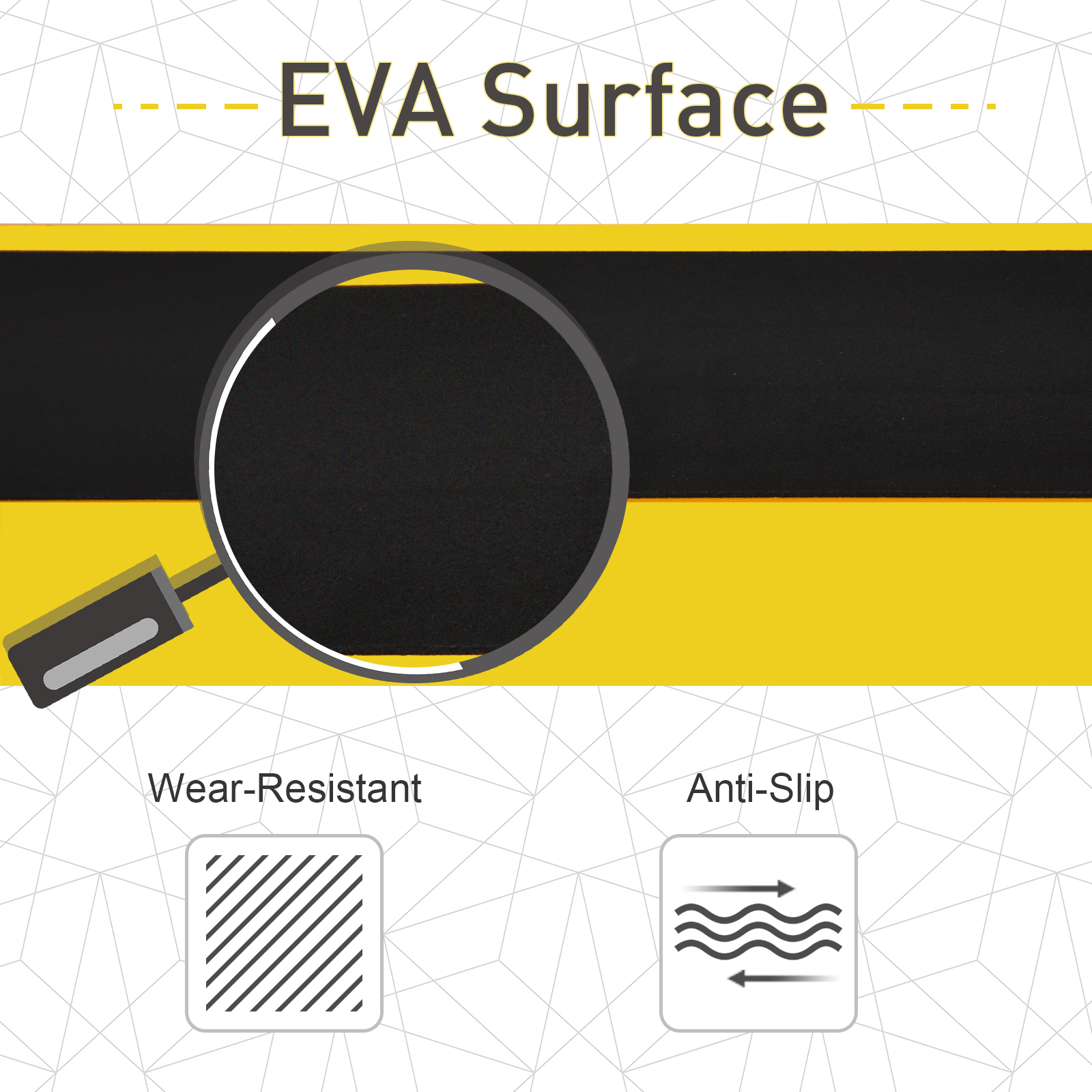  Set 2 piese mese de lucru pliabile si portabile galben negru [5]