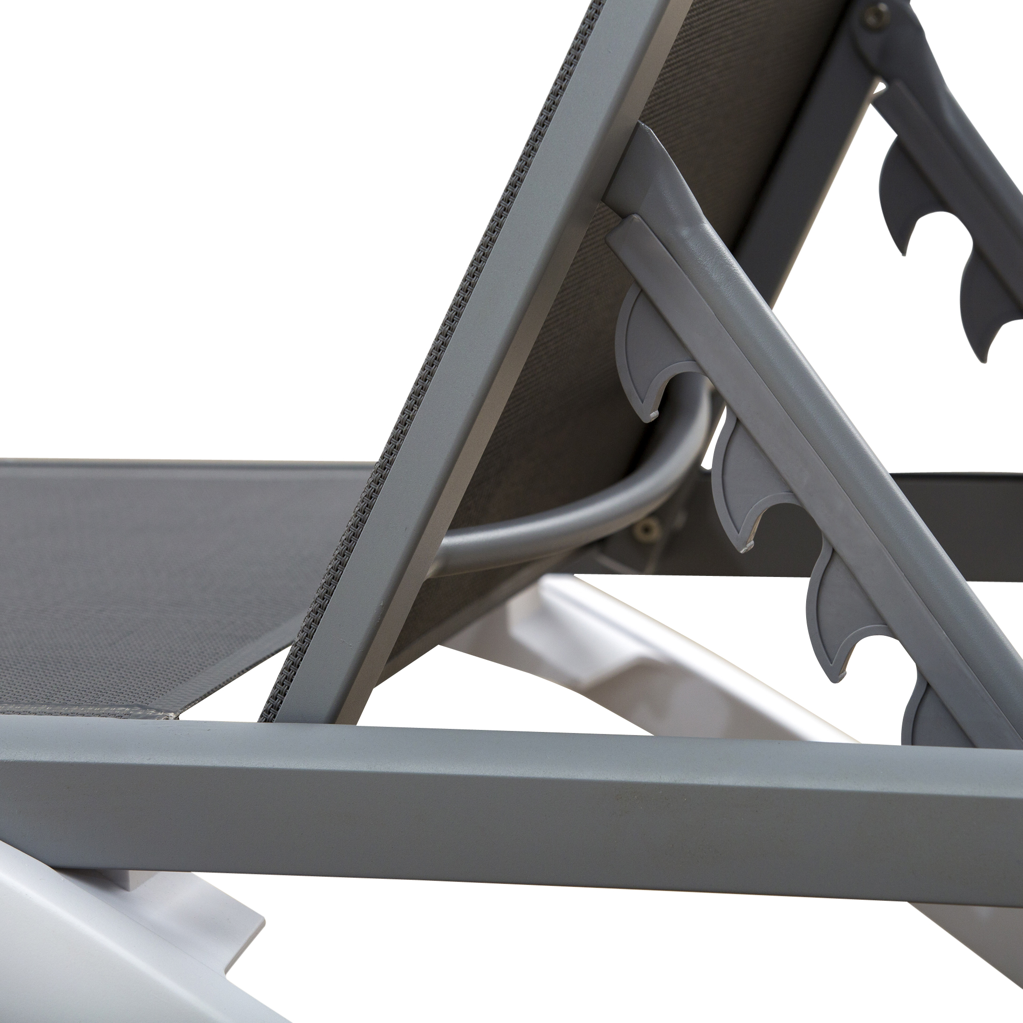  Pat Sezlong cu Spatar Inclinabil pe 5 Niveluri si Roti [8]