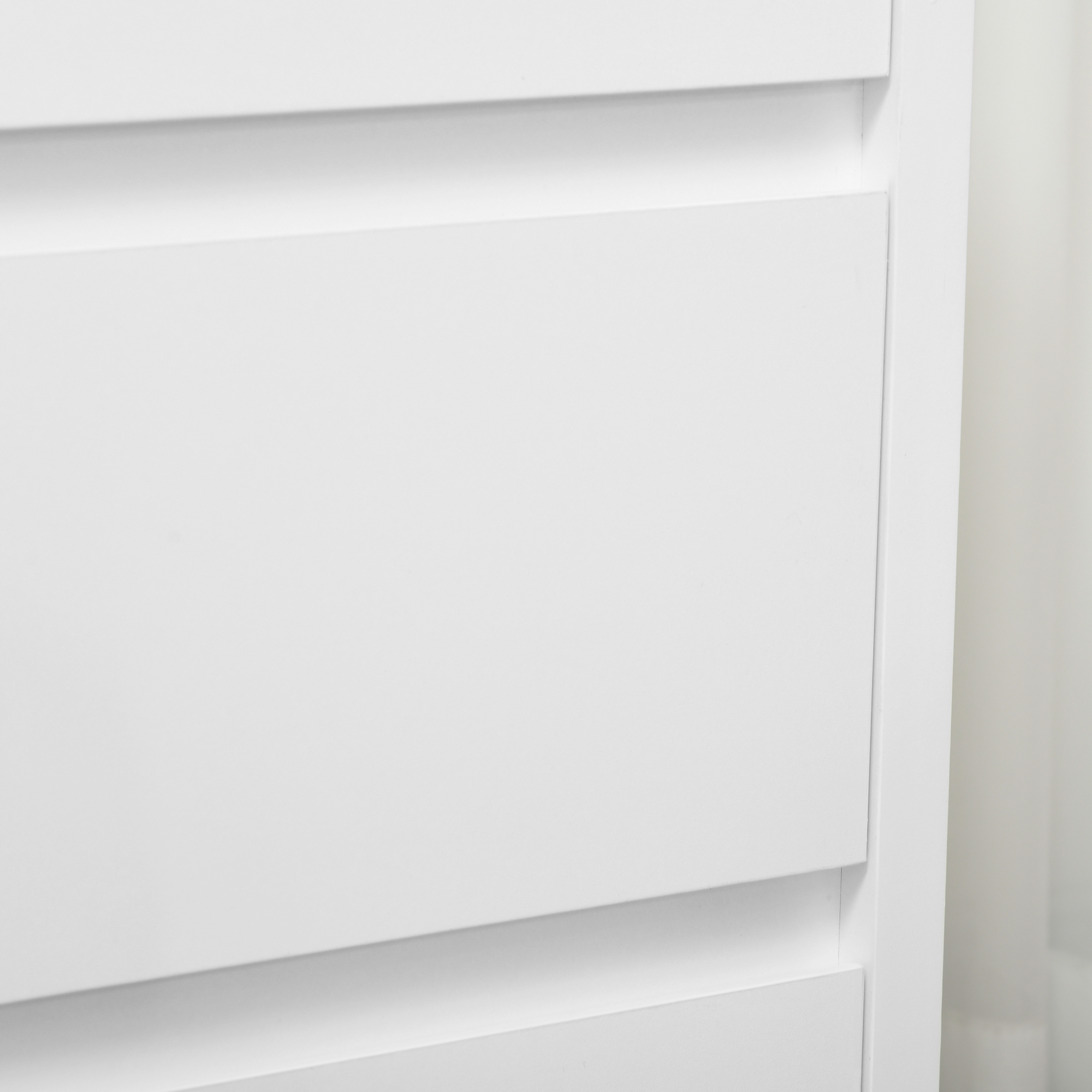  Comoda cu 3 Sertare din PAL Alb pentru Dormitor, Birou si Living, 70Lx37x75cm [7]