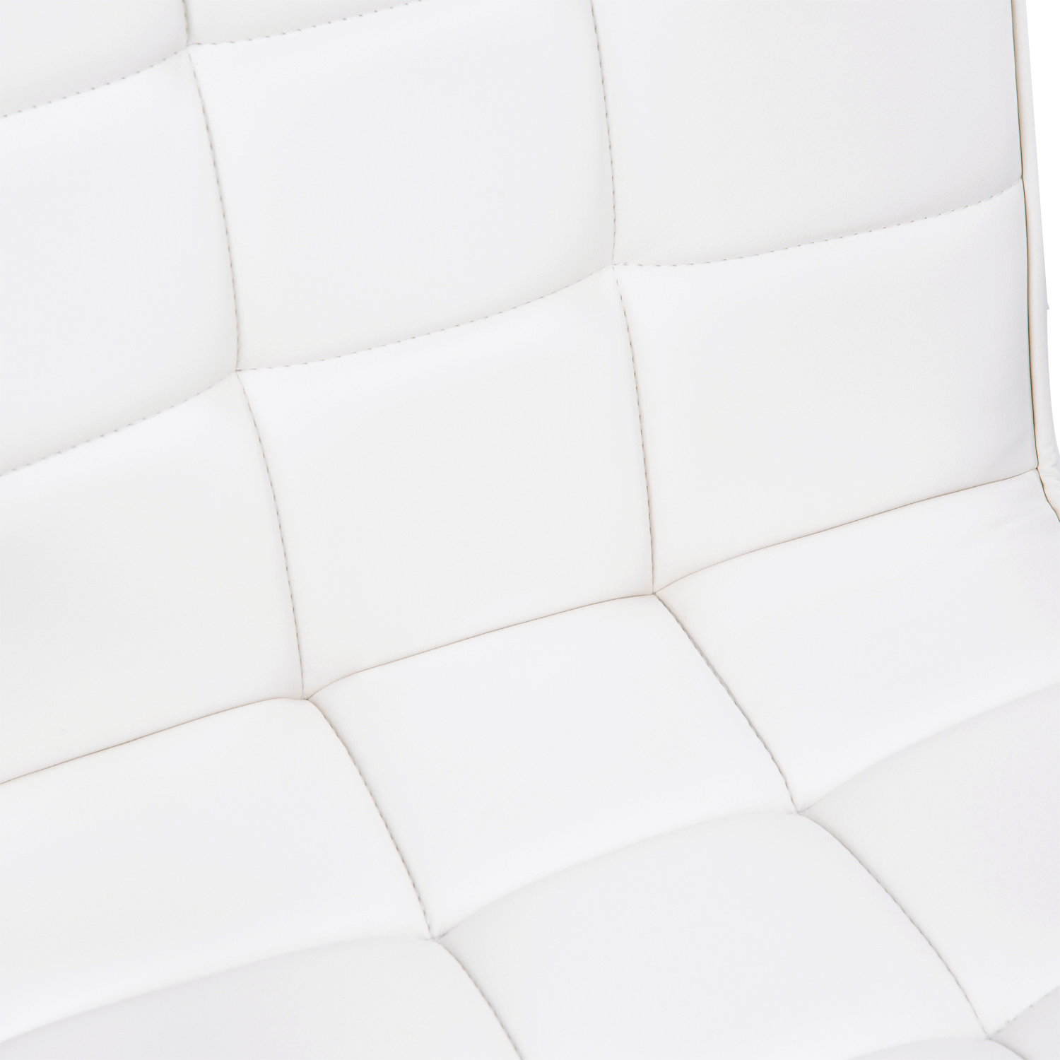  Scaun Birou Alb - Captusit, Reglabil & Mobil pe Roti [7]