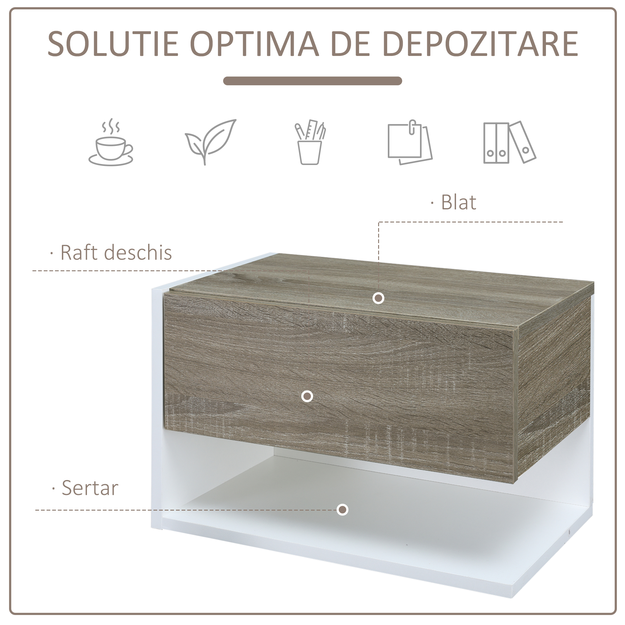  set 2 noptiere suspendate, 46x30x30 cm [4]