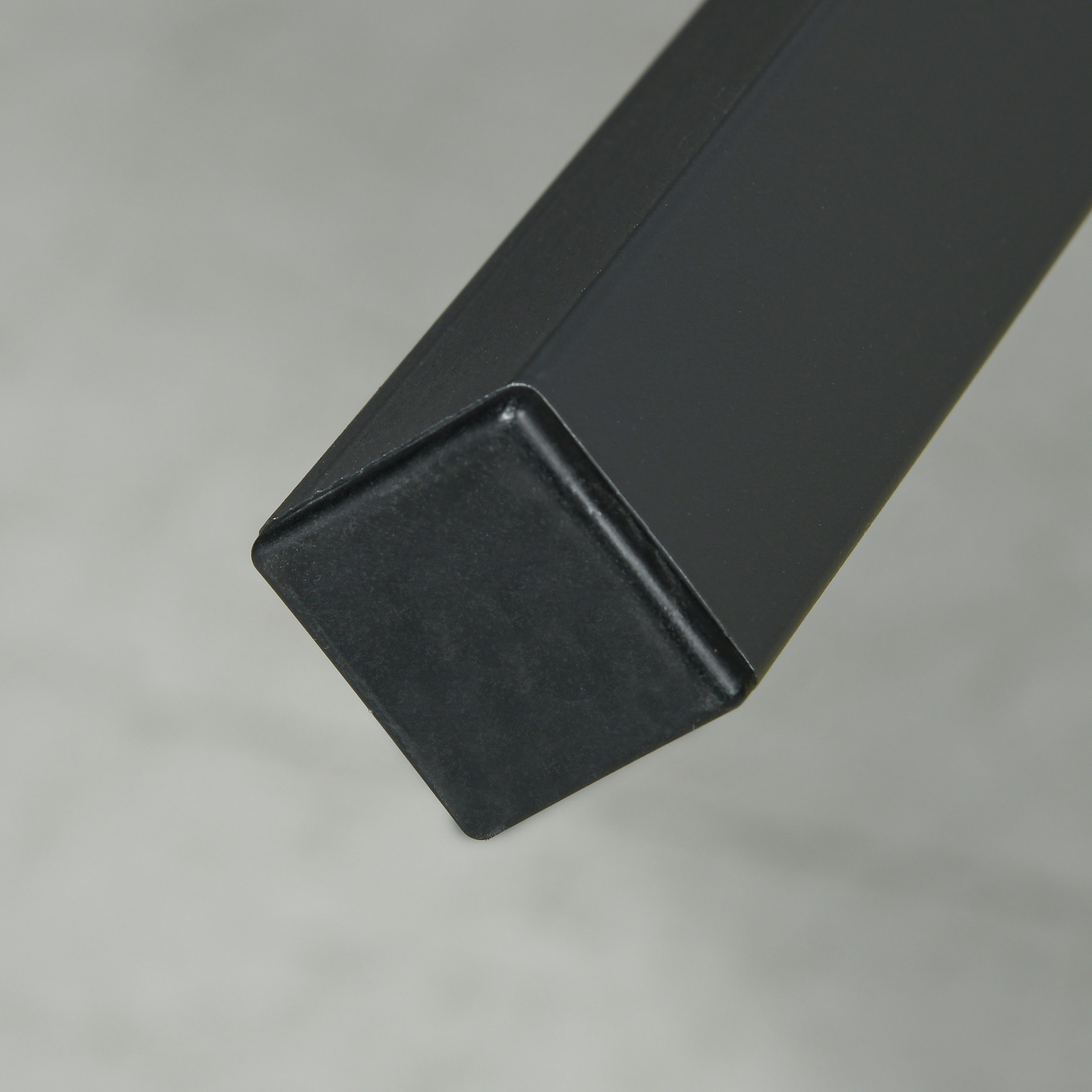  Masa de Gradina cu Blat Efect Lemn din Plastic, 145x85 cm pentru 6 Persoane, Masa de Exterior Dreptunghiulara, Picioare din Otel, pentru Terasa, Balcon, Gri [8]