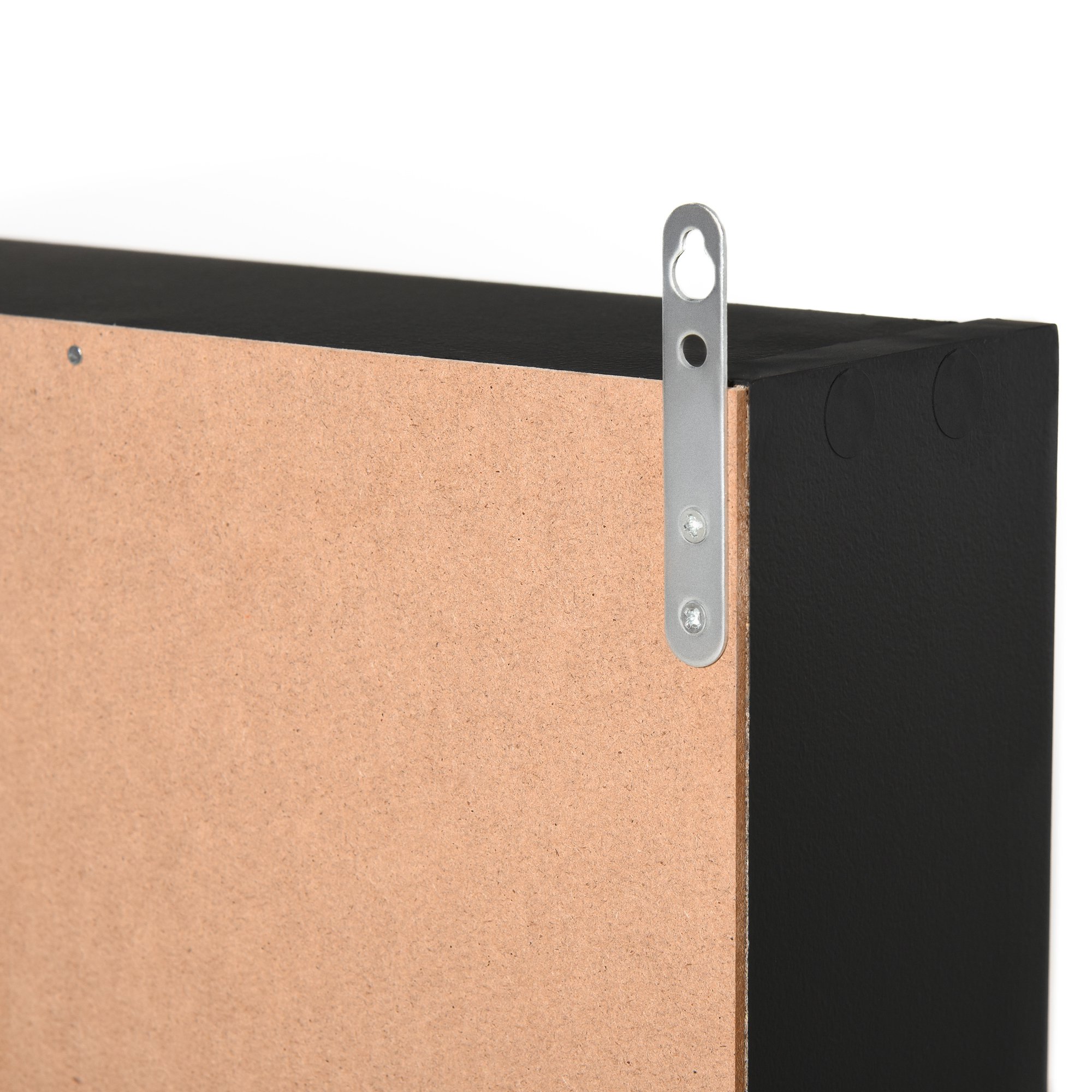  Panou pentru Colectionari - 5 Etajere, Polite Reglabile Negru [8]