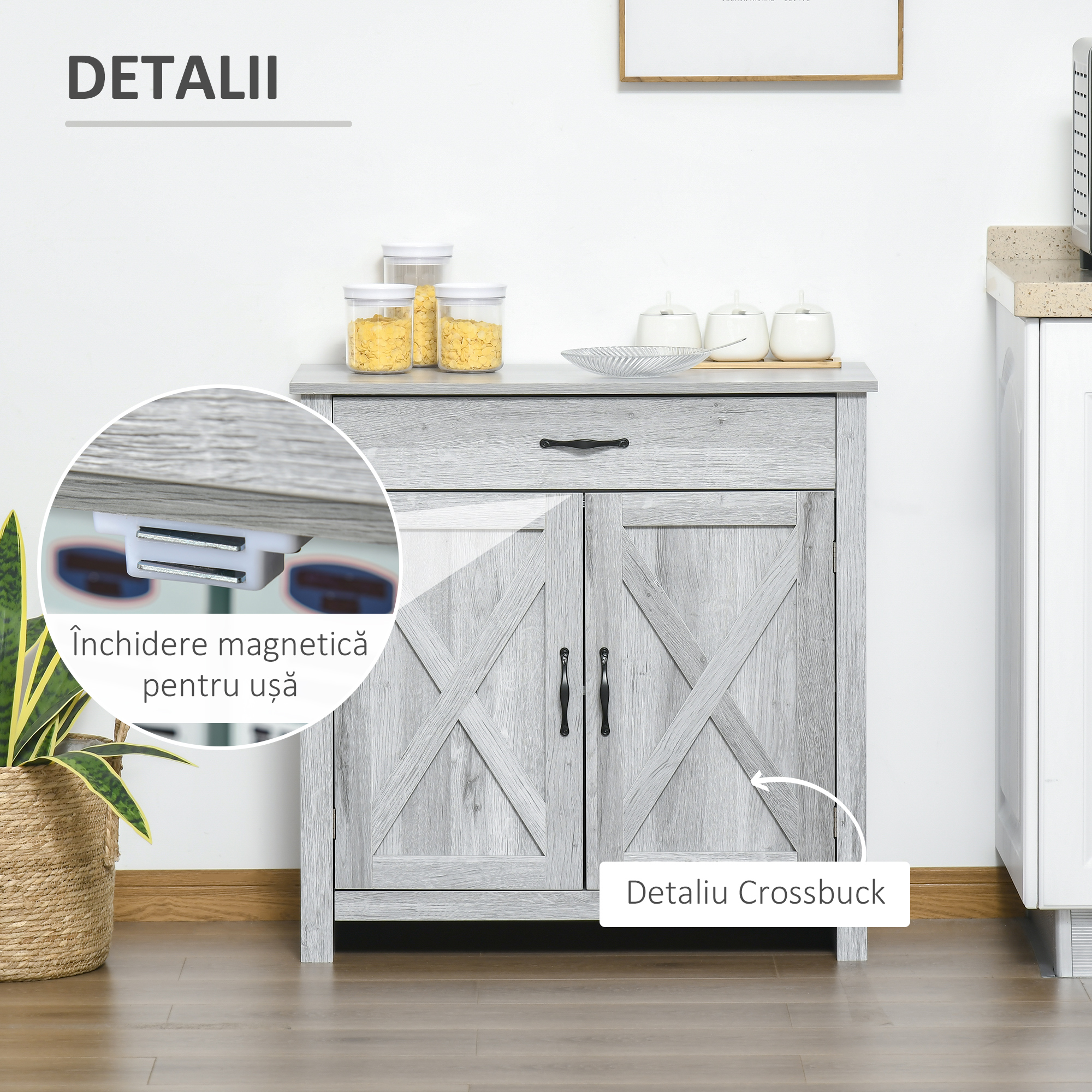  Bufet Bucatarie - Stil Country, Spatiu Depozitare Rustic [6]