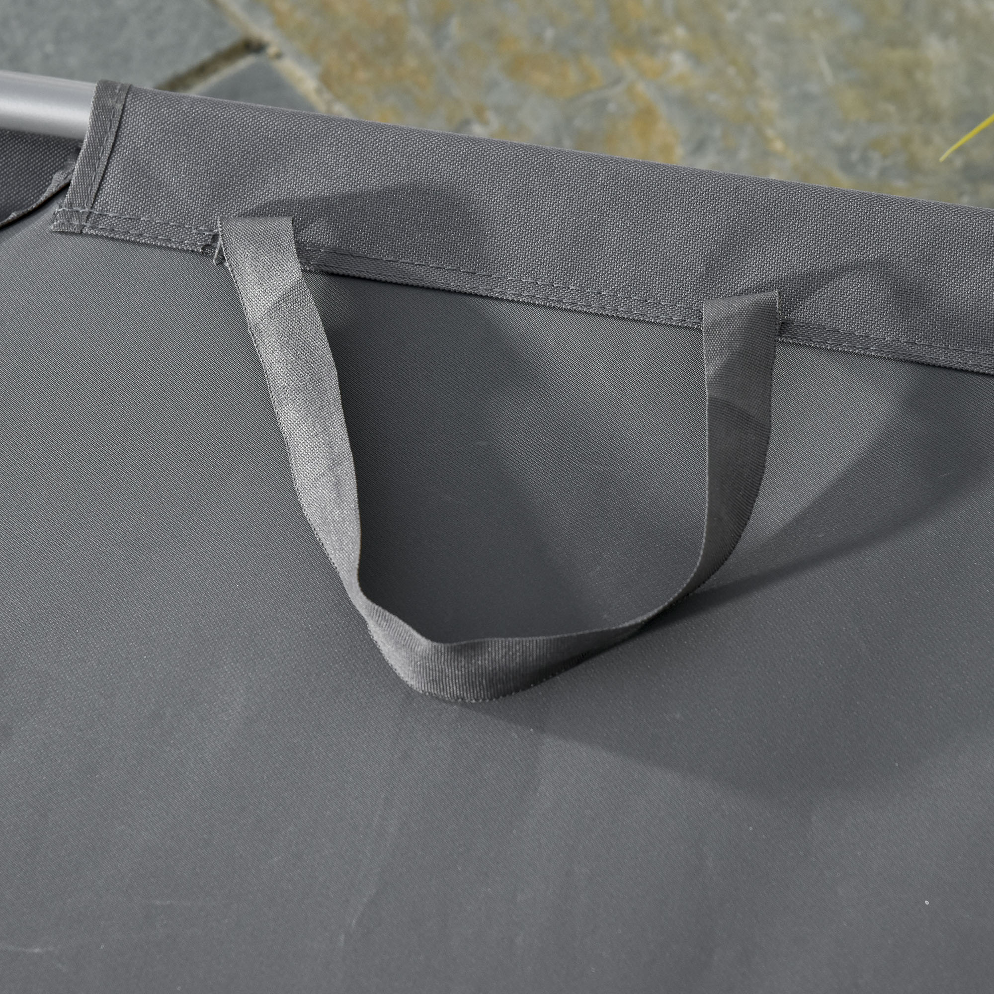  Sezlong pentru Gradina Pliabil din Metal si Tesut Oxford Respirabil [6]