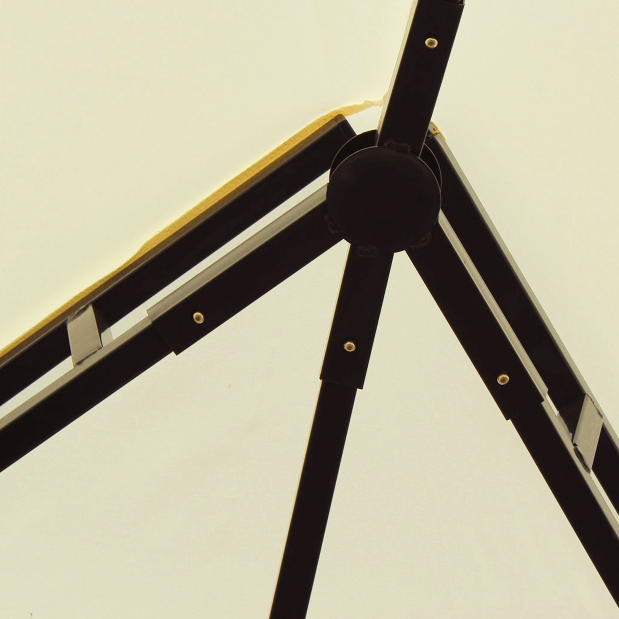  Foisor cu Dublu Acoperis si 4 Prelate Laterale, Crem, 3x4m [7]