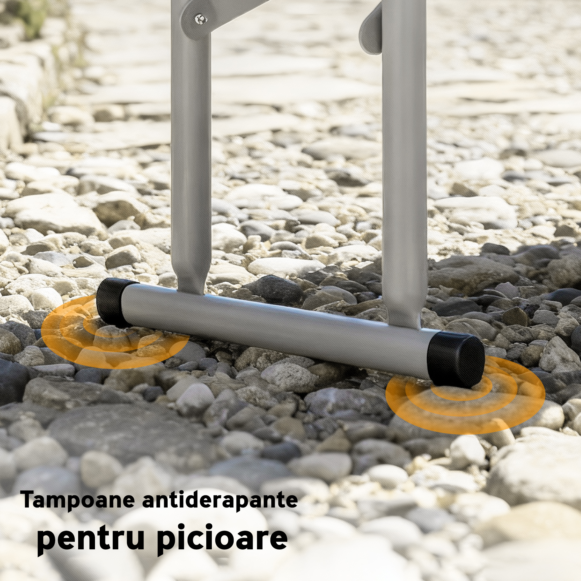  Set Masa de Camping Pliabila cu 2 Scaune, 180x74x74 cm, Alb [7]