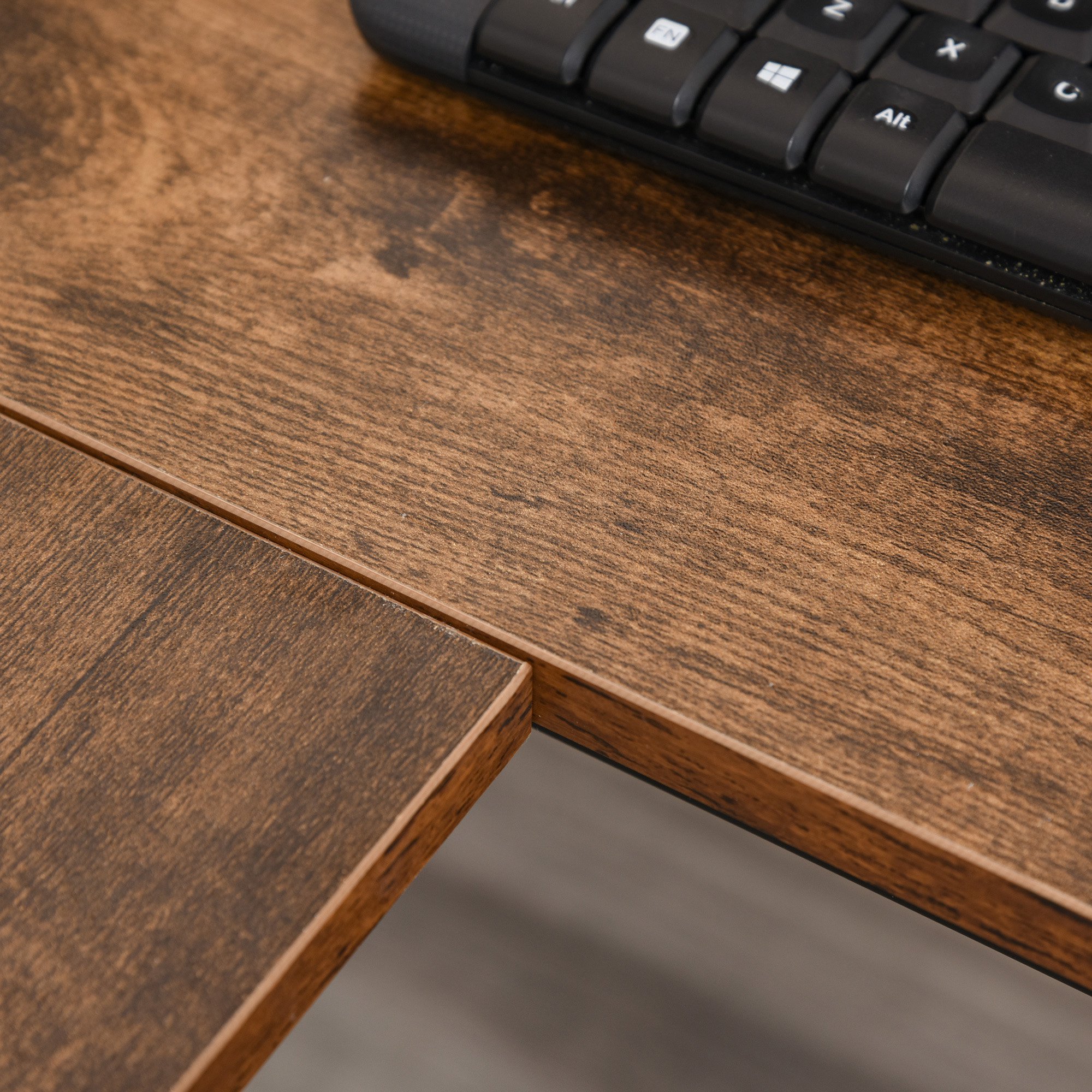  birou pentru calculator, stil industrial, 150x120x75cm [8]