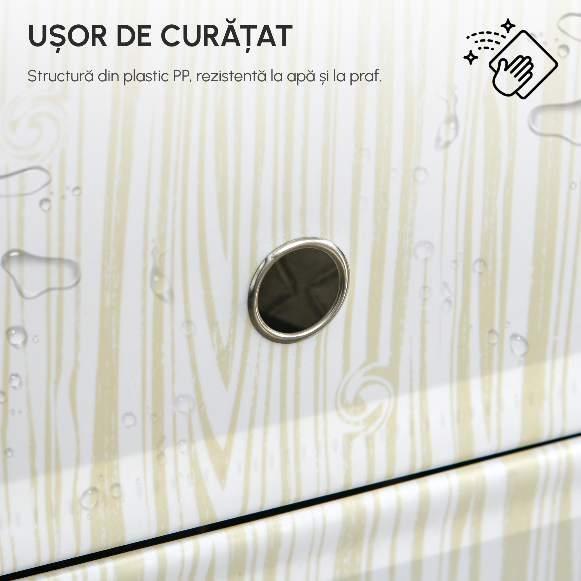  Mobilier pentru incaltaminte modular, 6 cuburi 45x35x17cm din plastic PP si otel, alb [6]