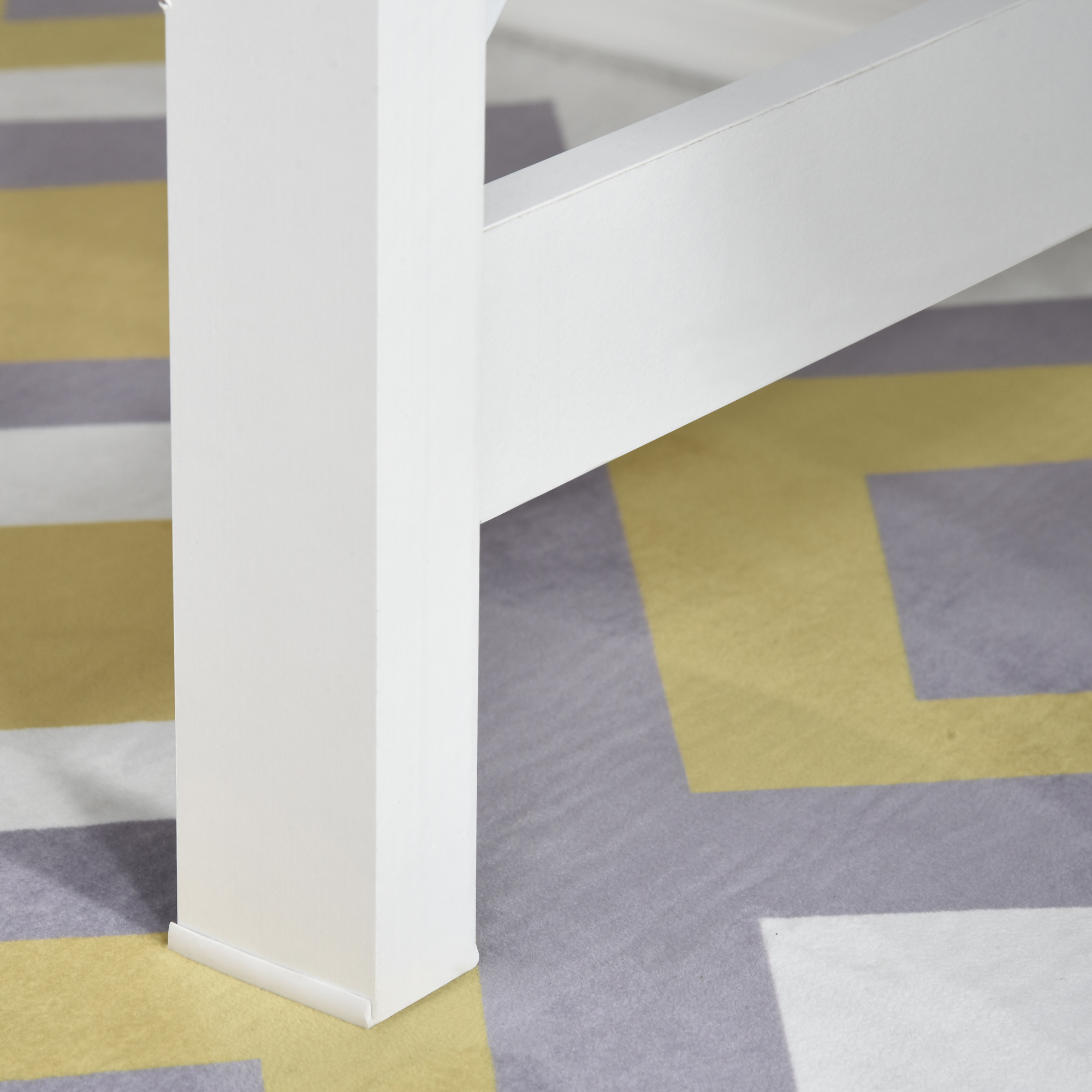 , Birou de Studiu, Stil Modern, MDF, Metal, 105x50x76 cm, Alb [8]