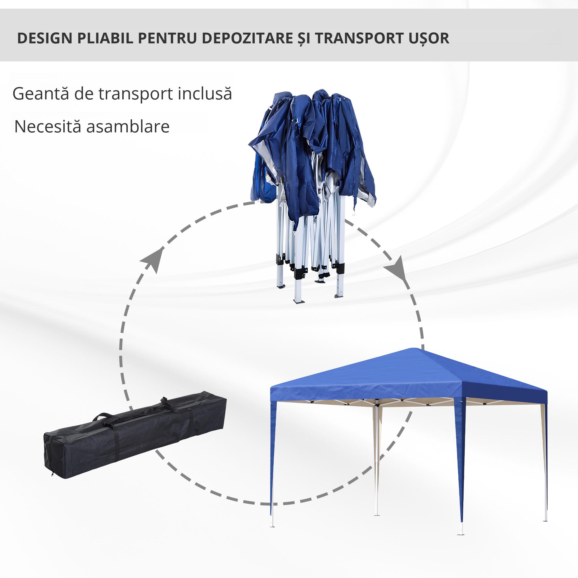  Foisor Pliabil Structura din Otel Acoperire Oxford [5]