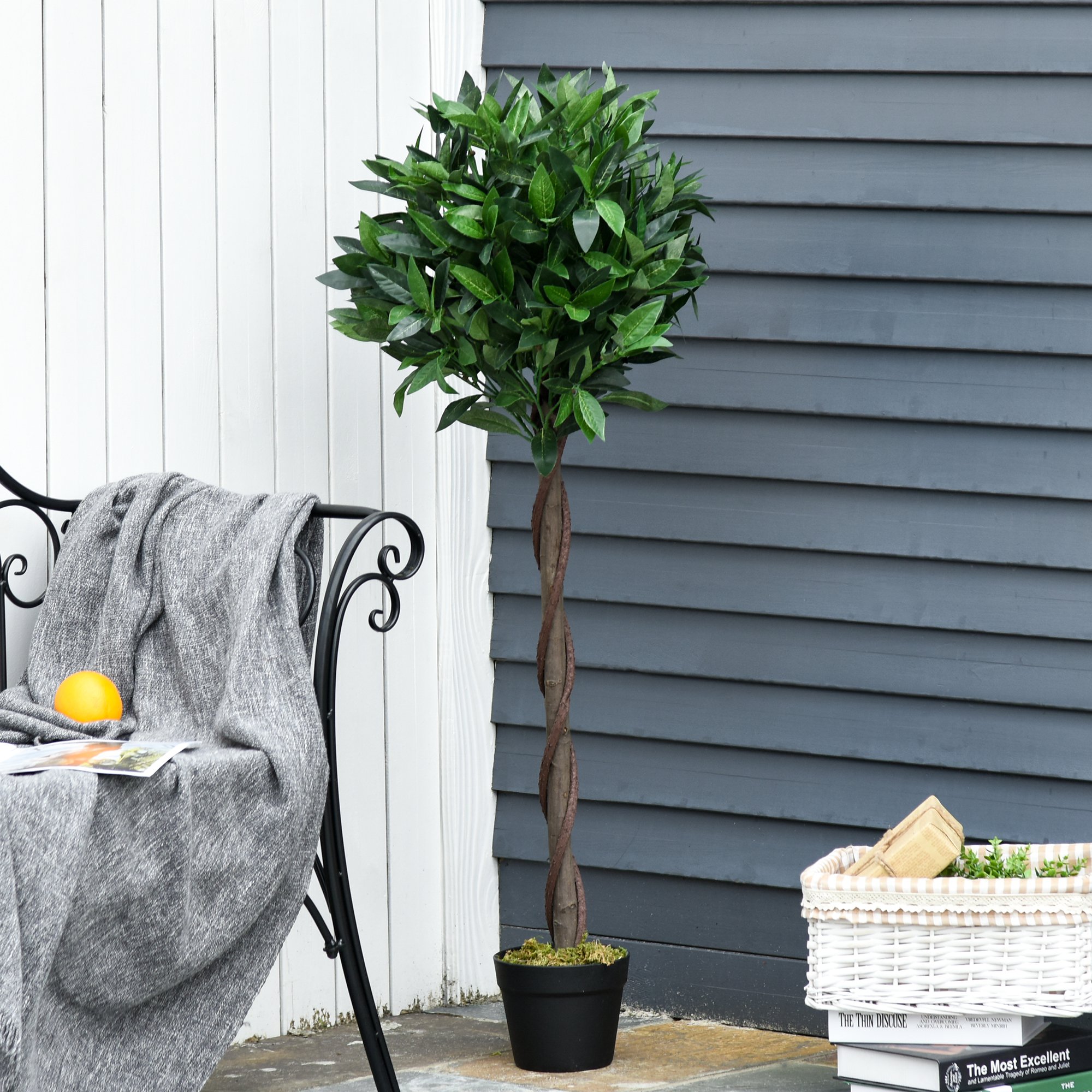  Set 2 Dafini Artificiali 120 cm - Pentru Interior & Exterior [3]