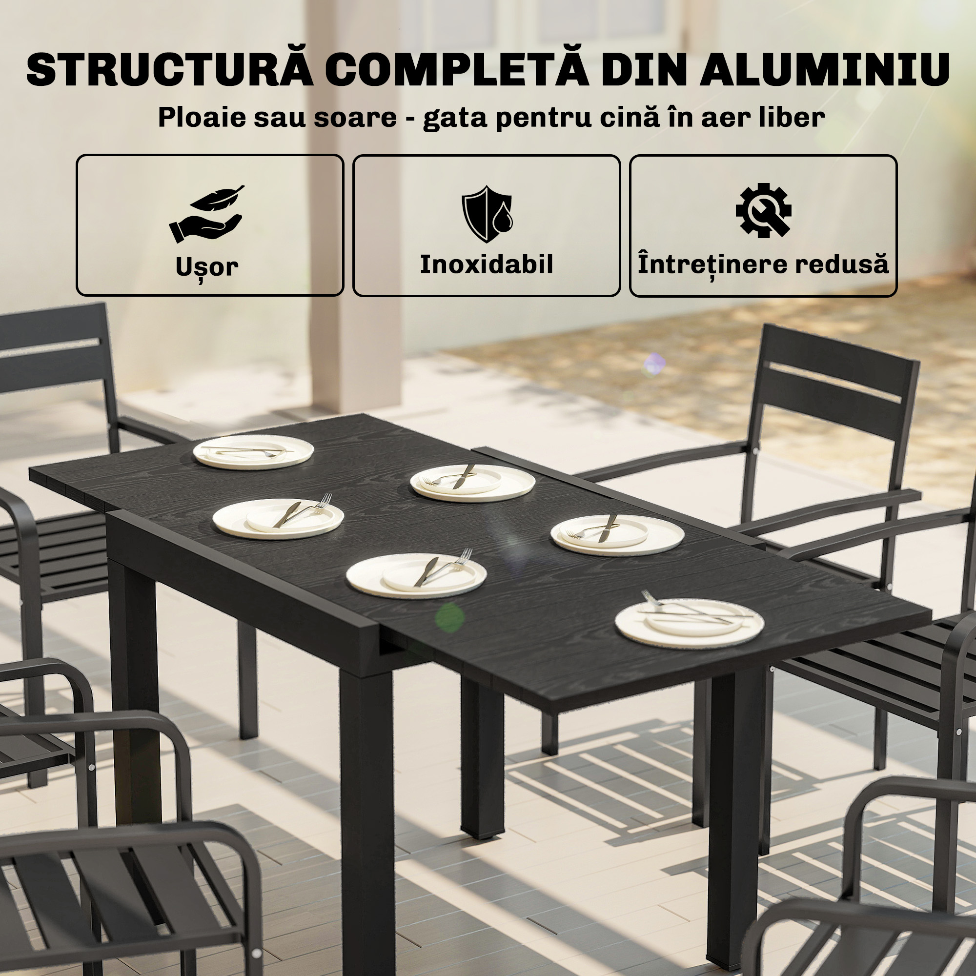  Masa Mare pentru Exterior, Gradini, Terase si Spatii Verzi [4]