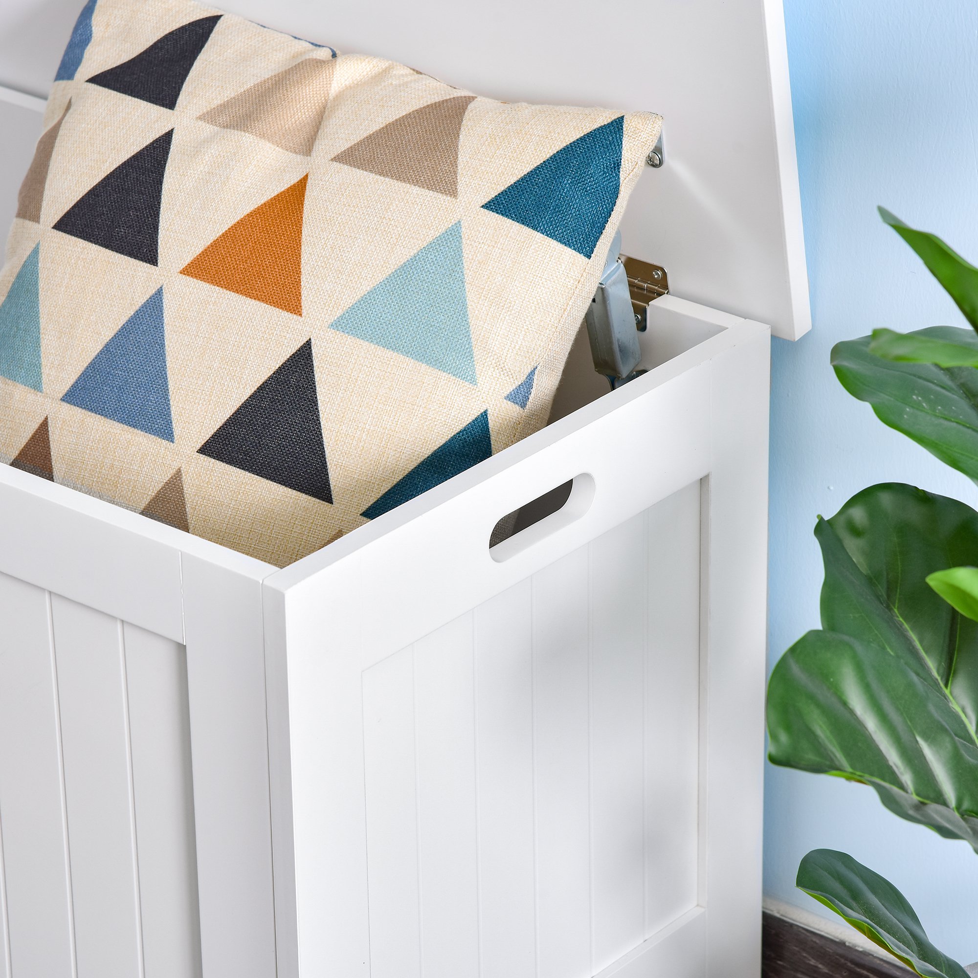  Banca de Depozitare din MDF Deschidere cu Blocare de siguranta 81x40x46cm [6]