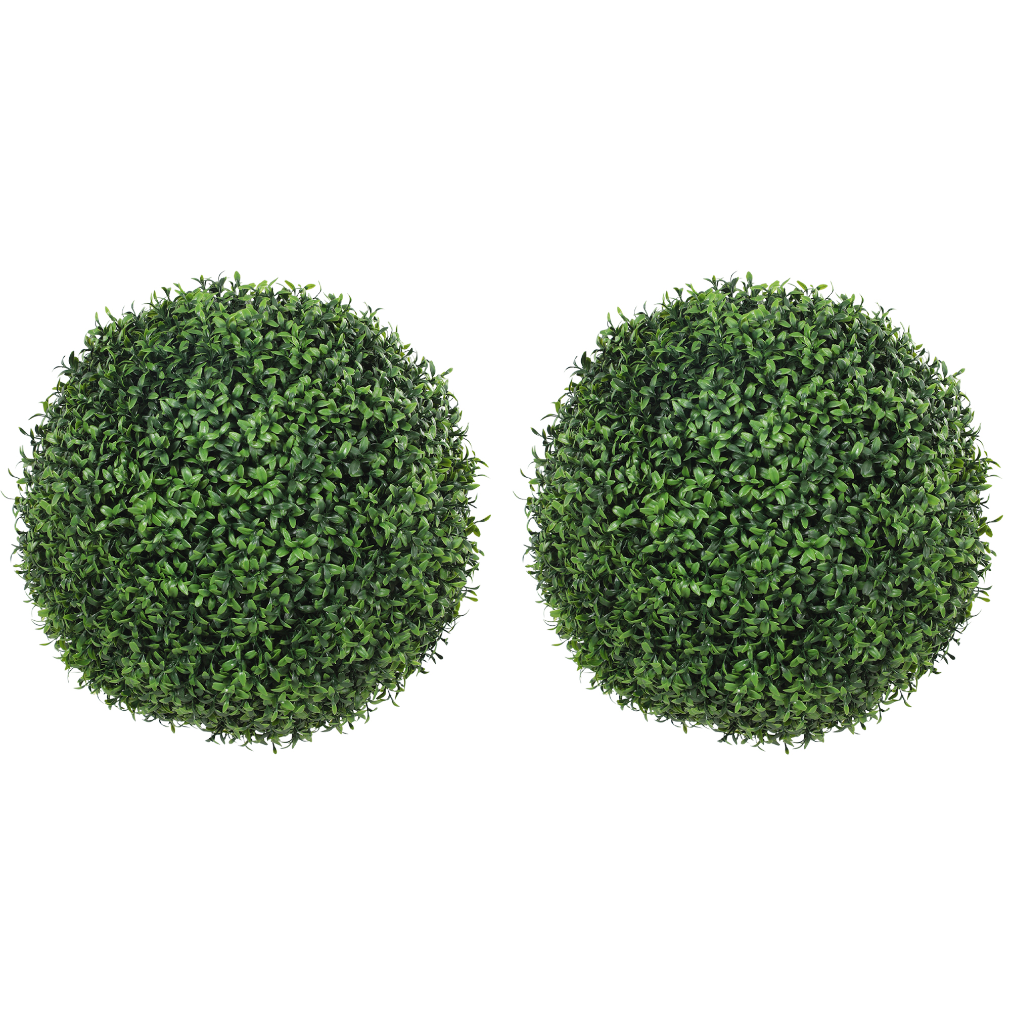 Living & hol -  Plante Decorative Artificiale din Buxus cu 682 de Frunze, Rezistente la UV, inaltime 42 cm