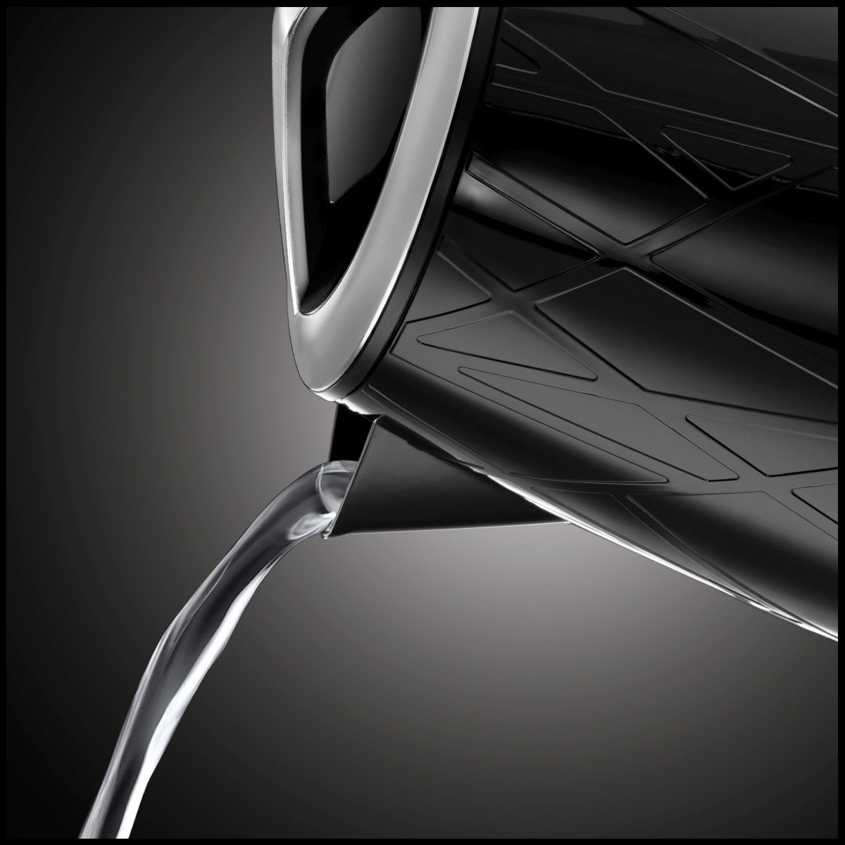 Fierbator Russell Hobbs Structure, 1.7L, 2400W, design geometric, filtru calcar, indicator nivel apa, negru [5]