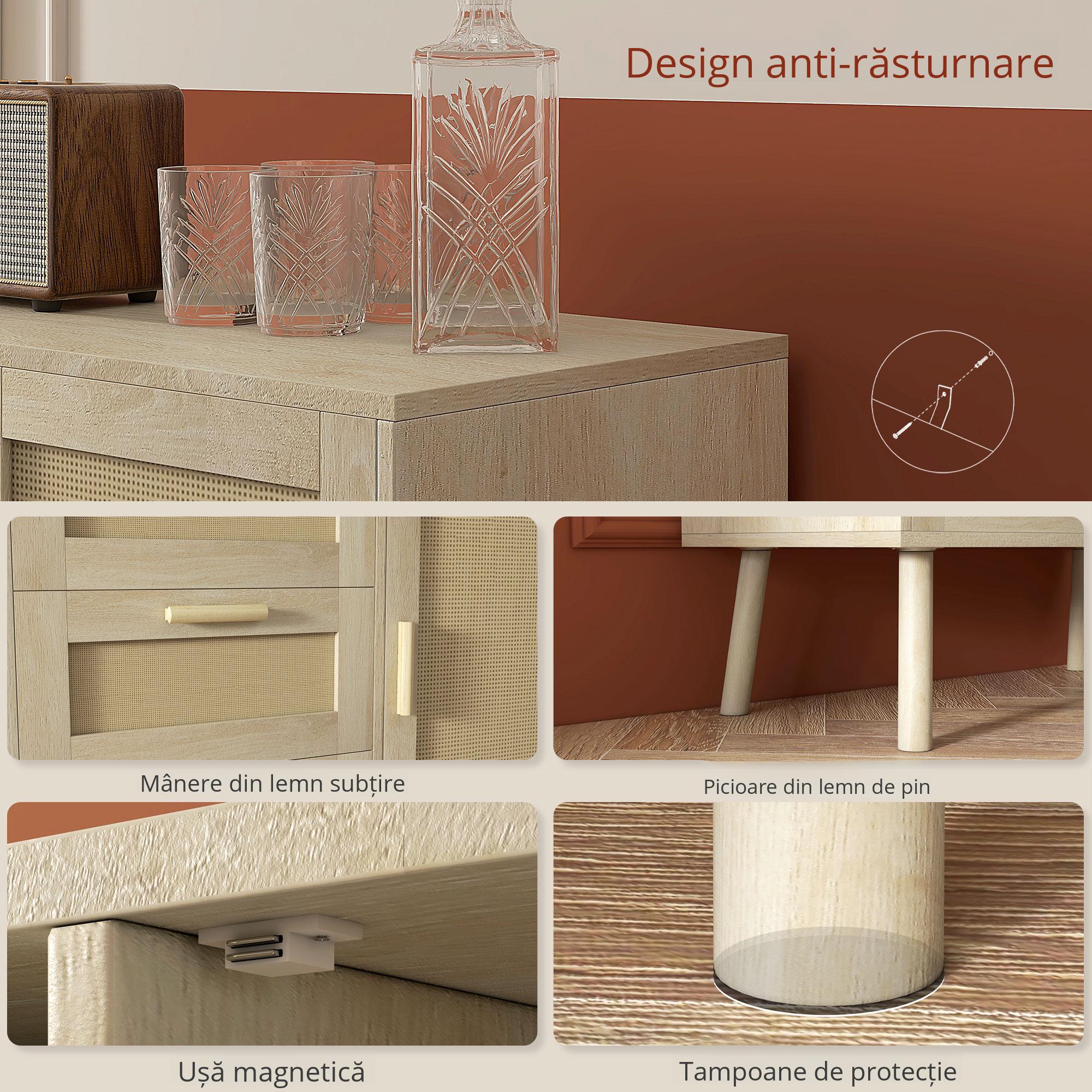  Dulap Depozitare Boho cu 3 Sertare [3]