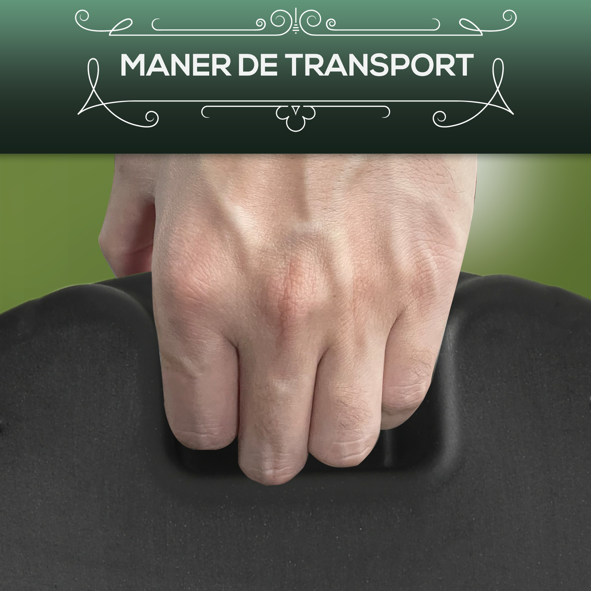  Baza pentru Umbrela de Gradina din HDPE si Ciment, cu Manivela Integrata, Ø46.5x31 cm, Negru [5]