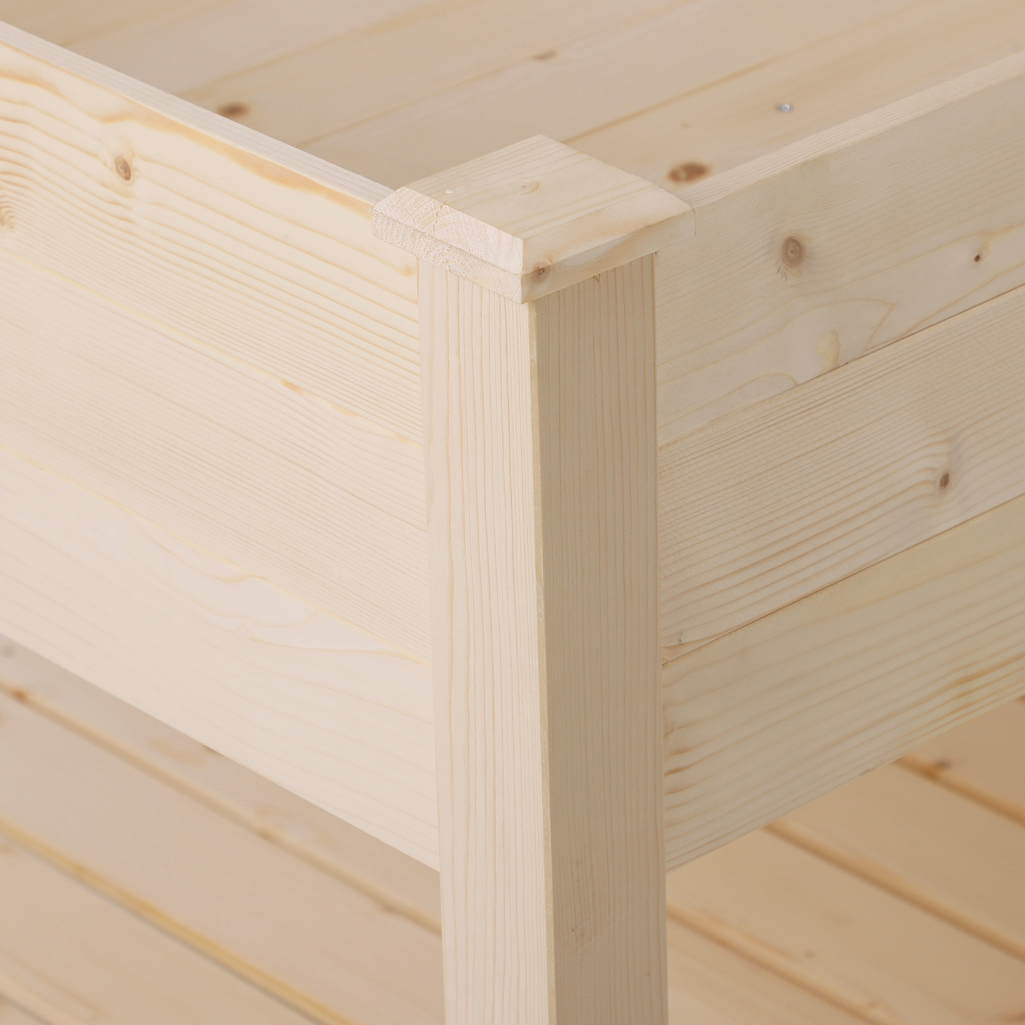  Gradina Flori Acoperis Urban din Lemn cu Husa din Tesatura, 91x91x81cm [7]