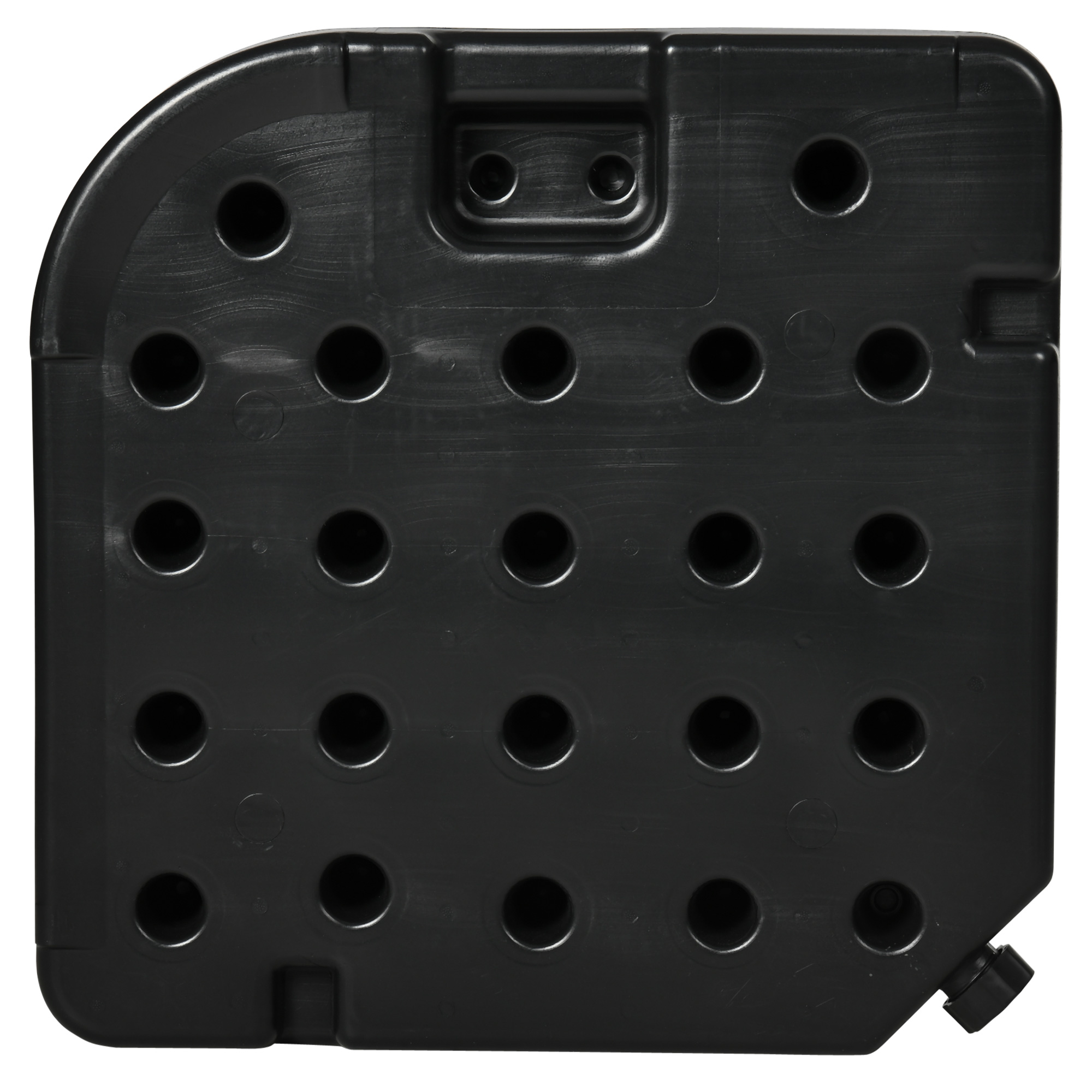 Baza  pentru Umbrela Set 4 Bucati Stivuibile cu Manere Integrate, in HDPE, 100x100x8 cm, Negru [7]