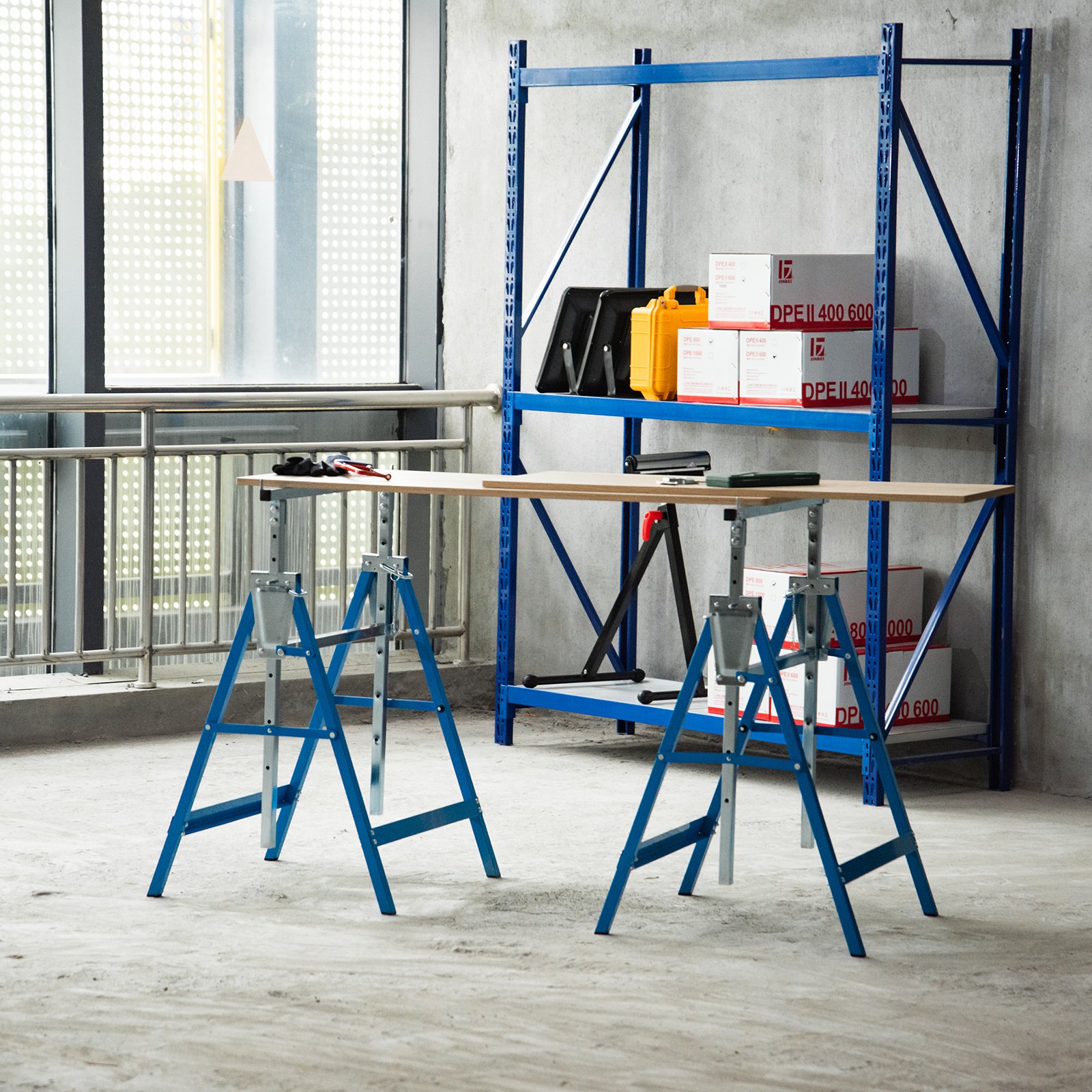  set suport de lucru din tuburi de otel, 68x58x80 cm [1]