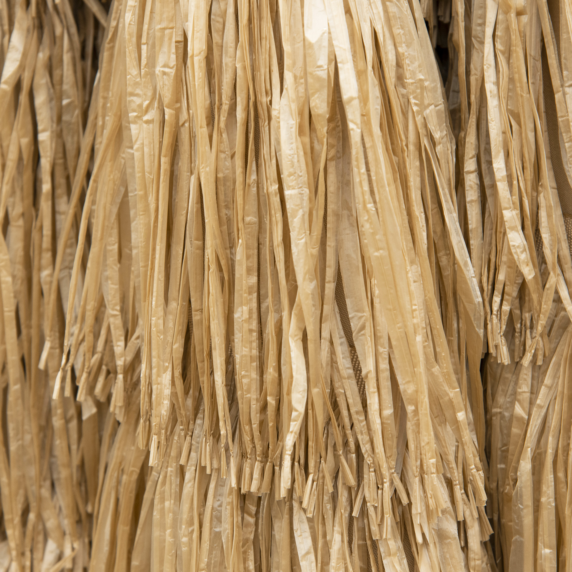  Umbrela pentru gradina cu paie, umbrela rotunda stil Hawai cu manivela, Ø265x250cm, kaki [8]