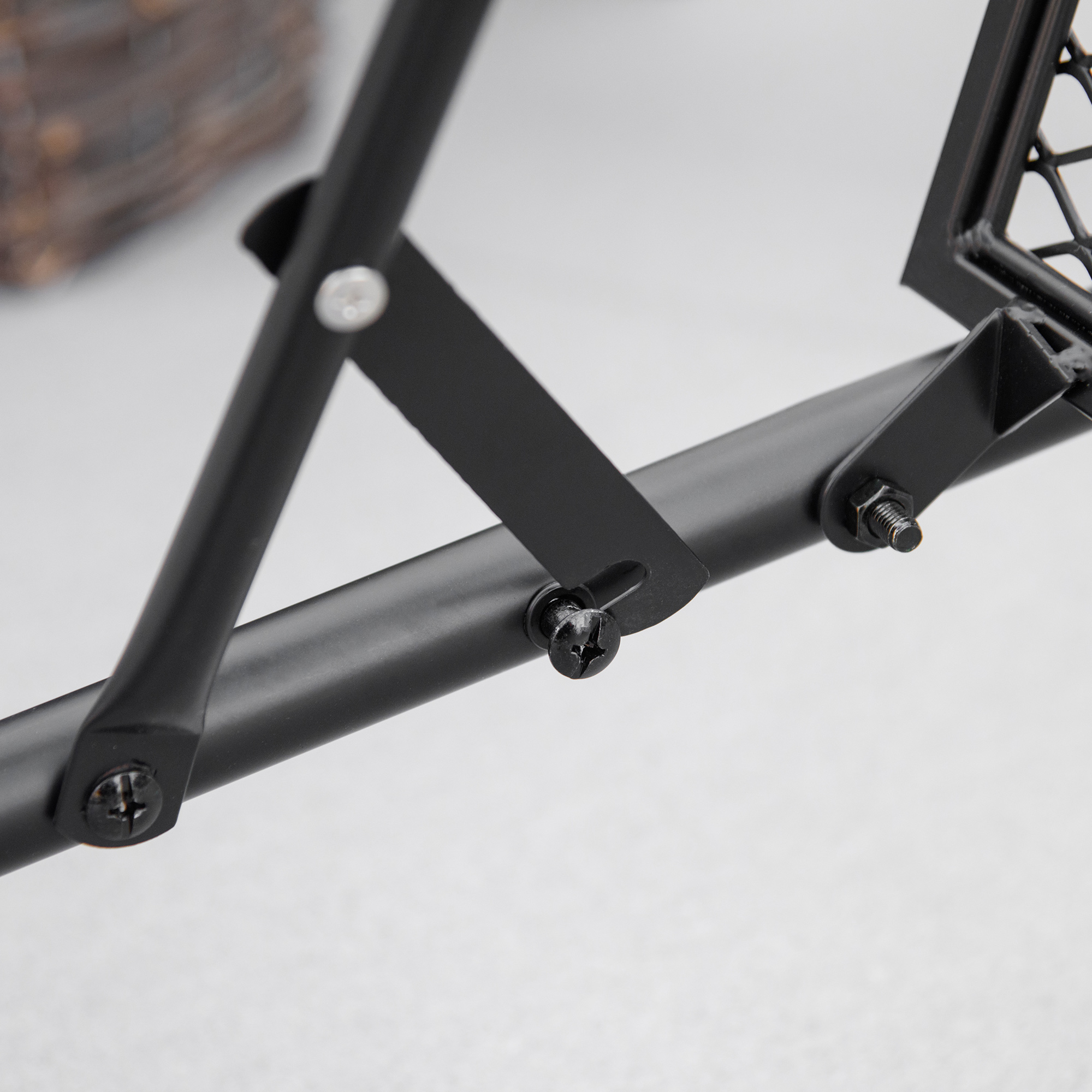  masa de agatat pentru balcon, masuta metalica de instalare pe perete, Neagra [8]