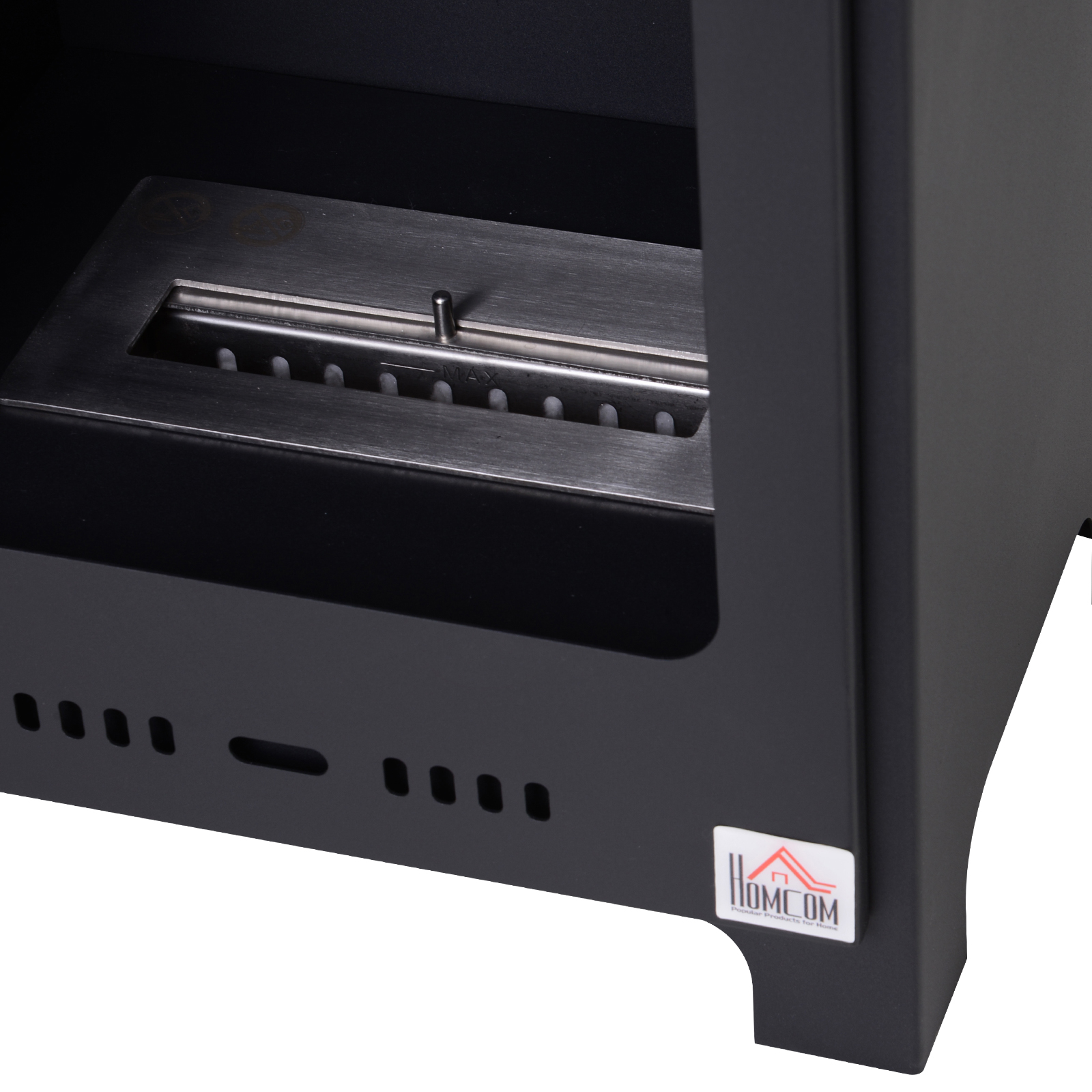  semineu pe Bioetanol 1.5L din Otel, Fara Cos, Negru, 40 x 30 x 50 cm [8]