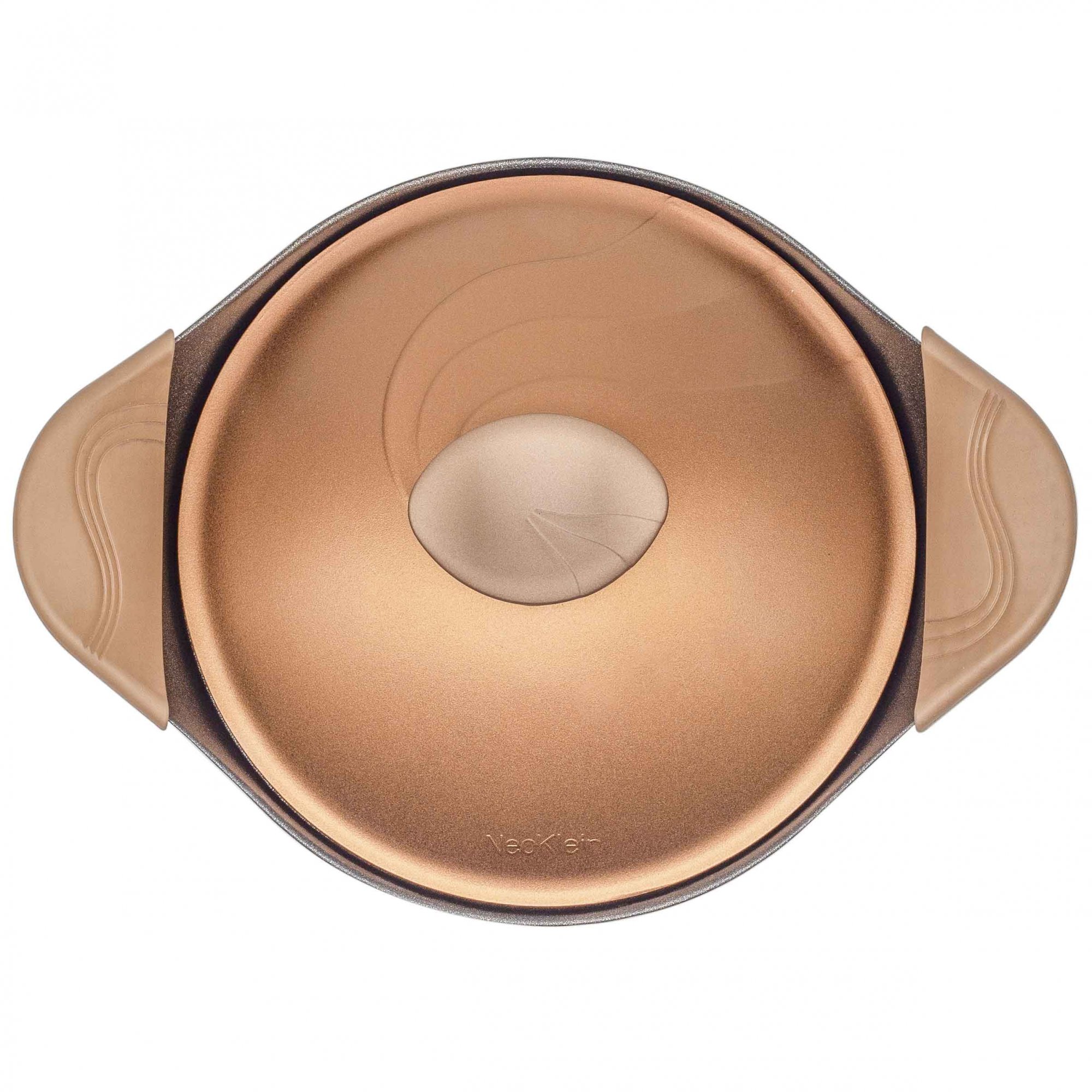 Oala NeoKlein CS32-Gold, tip oala inalta, tip plita gaz, volum l 8.800000000000001, maner, tip maner scurt, auriu [2]