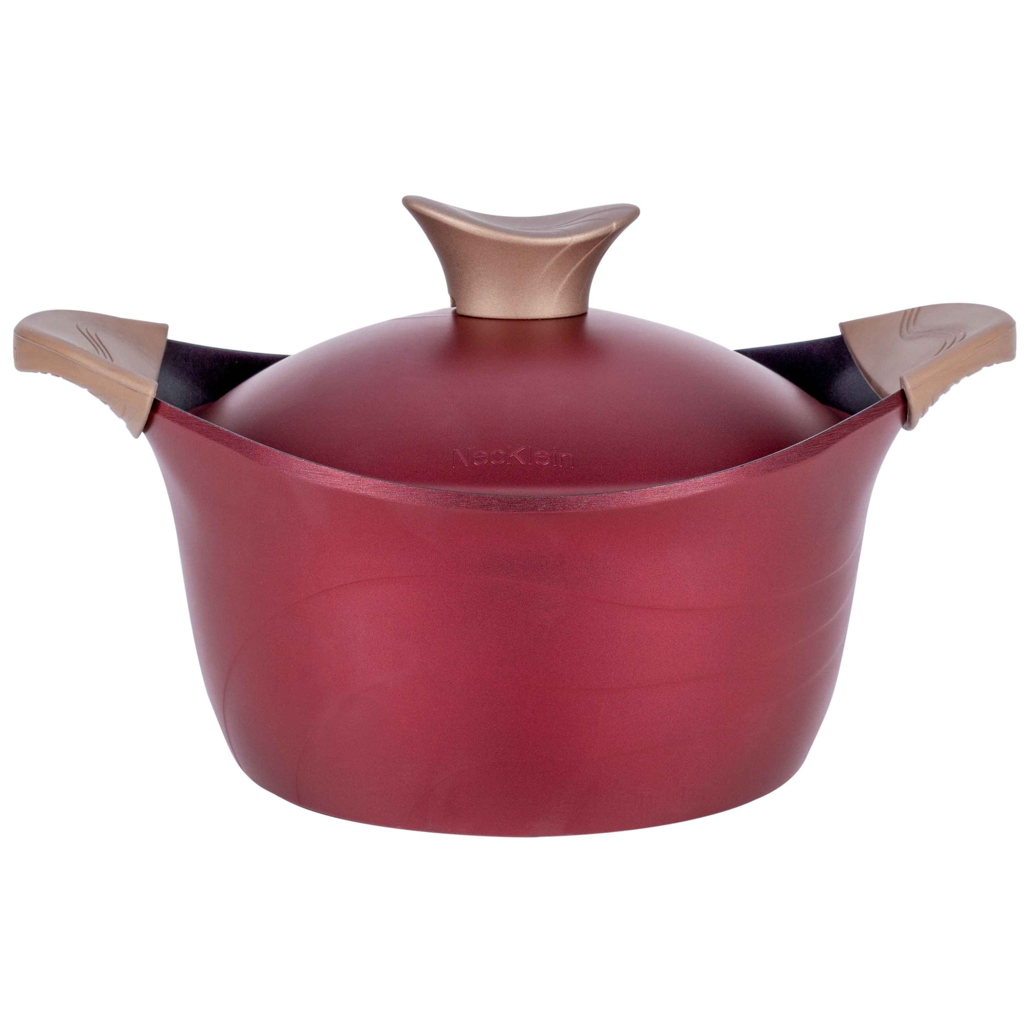 Bucatarie - Oala NeoKlein CS32-Cherry, tip oala inalta, tip plita gaz, volum l 8.800000000000001, maner, tip maner scurt, rosu
