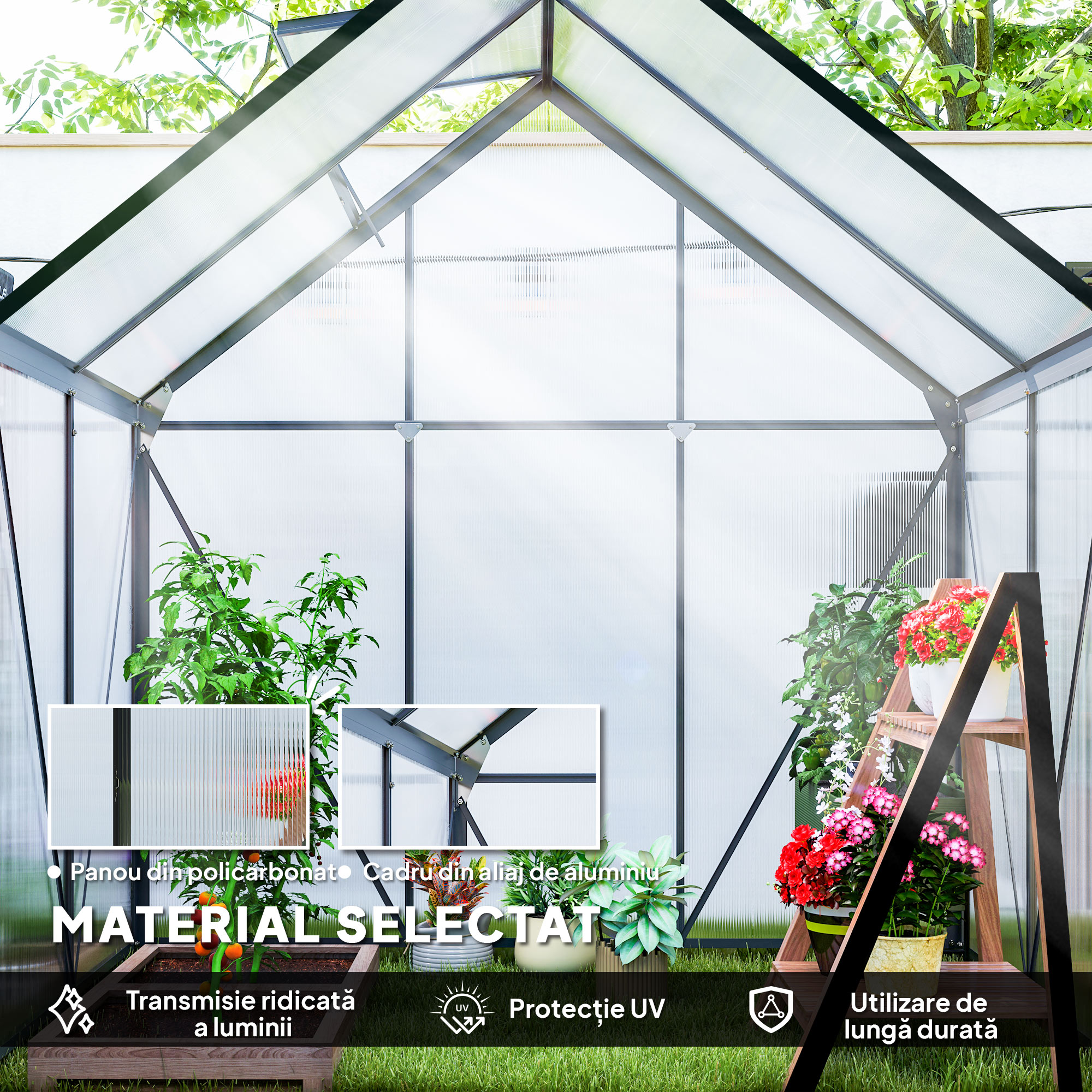  Sera Walk-In din Policarbonat 192.5 x 131 cm [3]