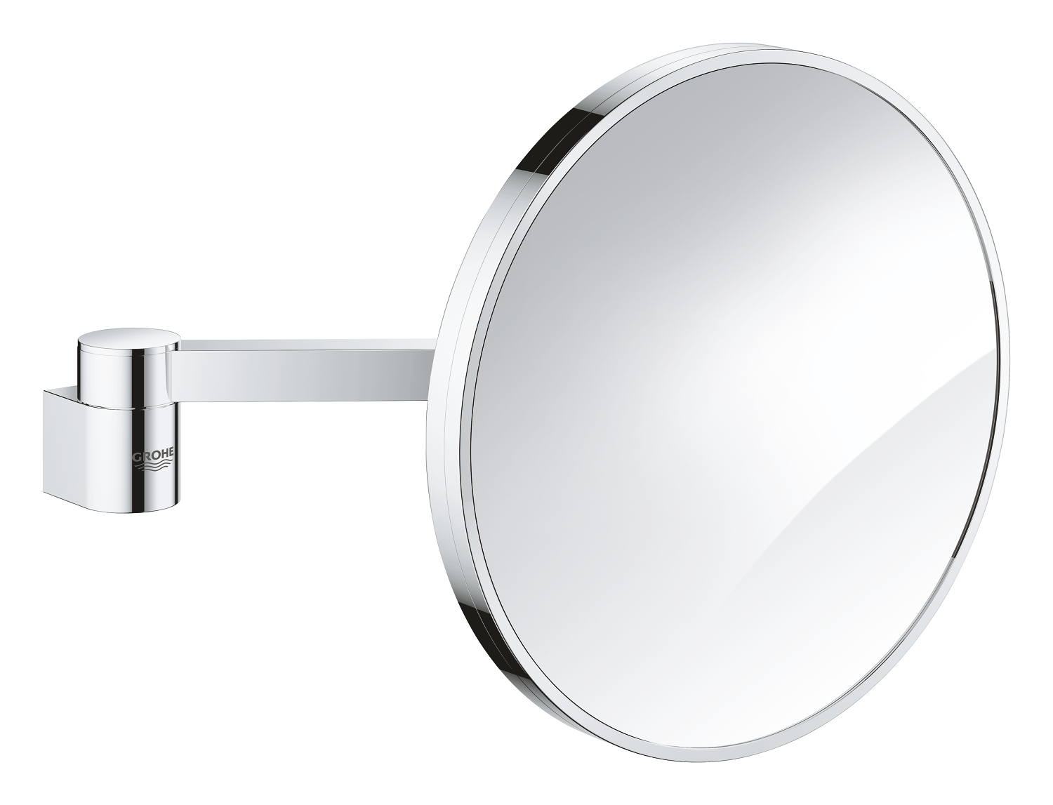 Baie - Oglinda cosmetica Grohe 41077000, barbierit Selection, tip instalare pe perete, factor amplificare 7, crom