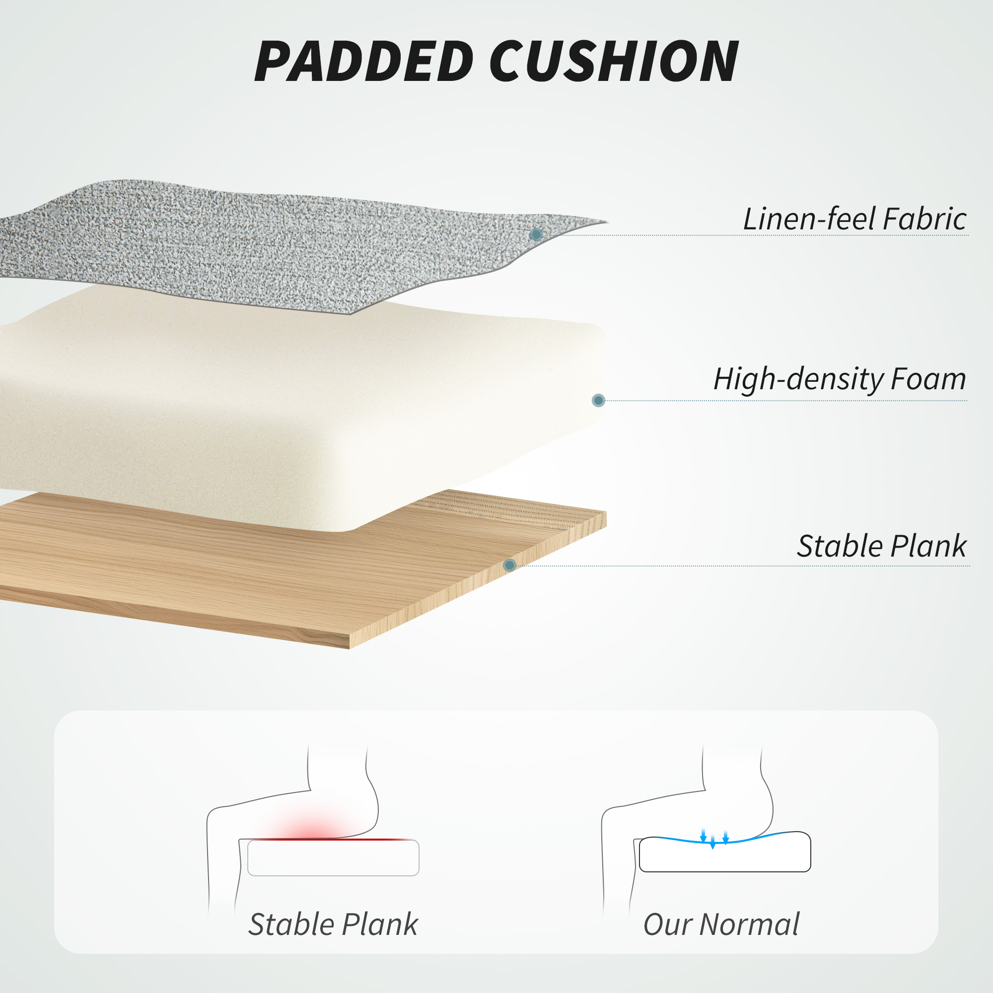  Scaun Ergonomic de Birou cu Spatar inalt Gri [4]