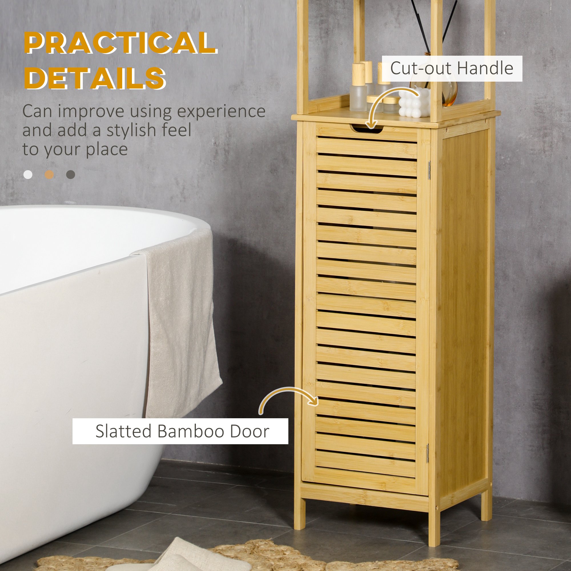  mobilier baie tip turn, lemn, 34x30x173 cm [6]