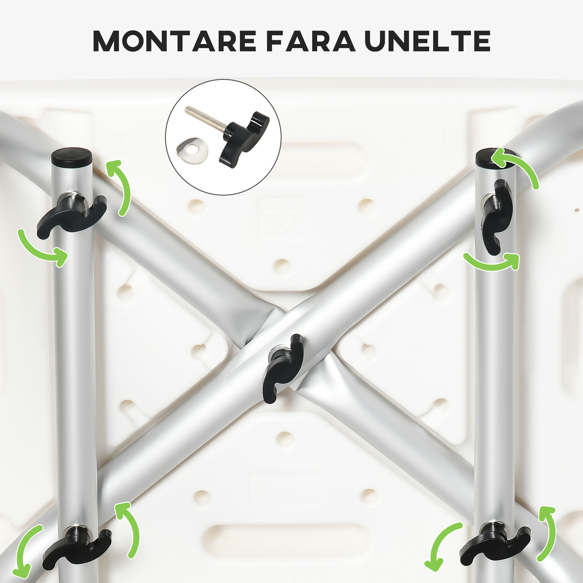  Scaun de dus pentru persoane in varsta, scaun de dus reglabil pe inaltime pe 6 nivele cu spatar, scaun curbat, suport pentru picioare anti-alunecare si suport pentru cap de dus, verde [5]