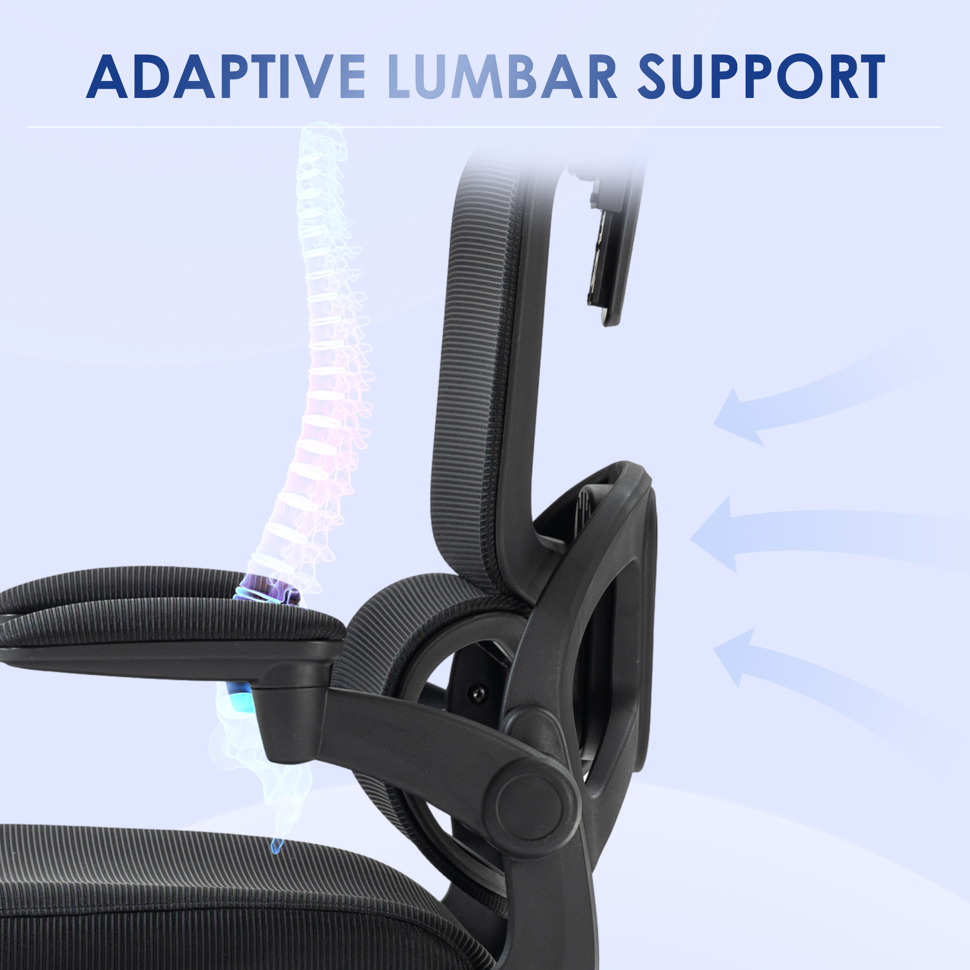  Scaun pentru Birou cu Spatar Inalt Reglabil [5]