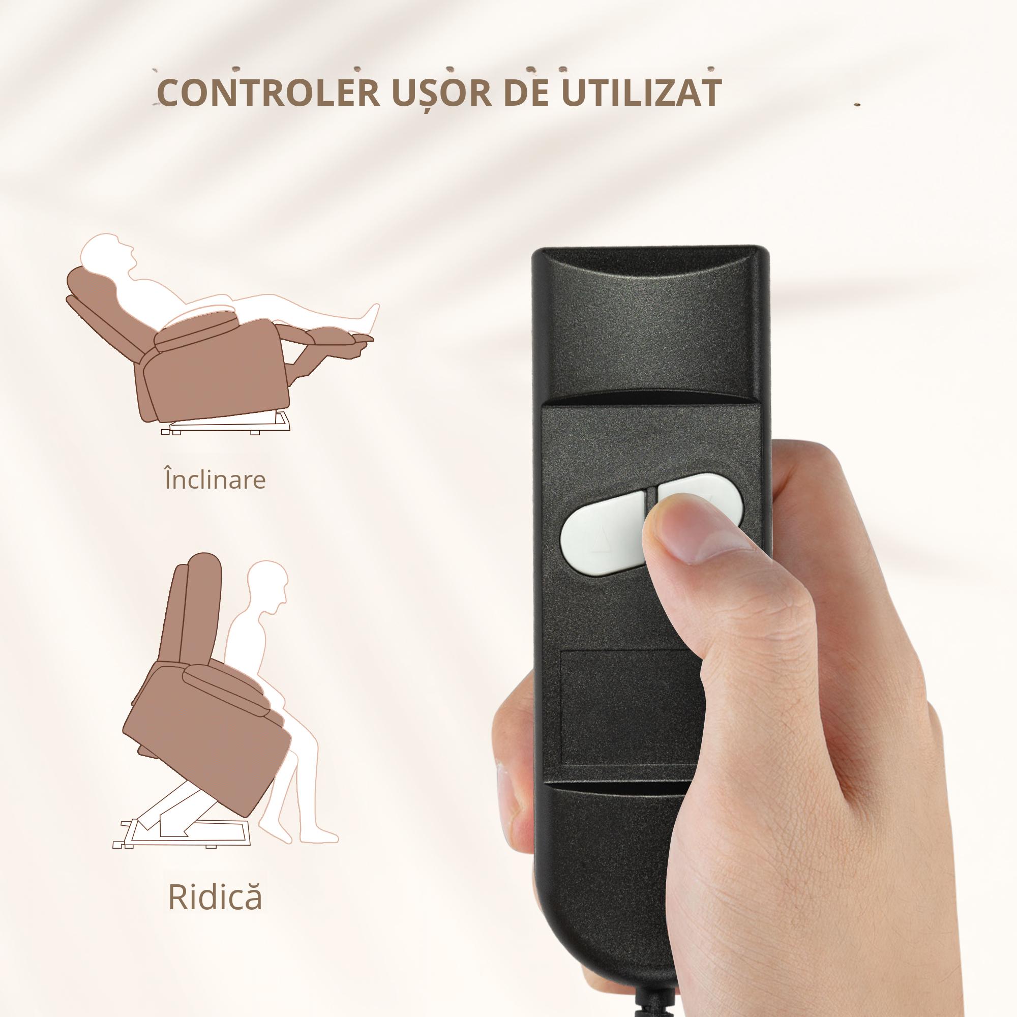  Fotoliu Electric - Masaj, Suport Picioare, Telecomenzi [6]