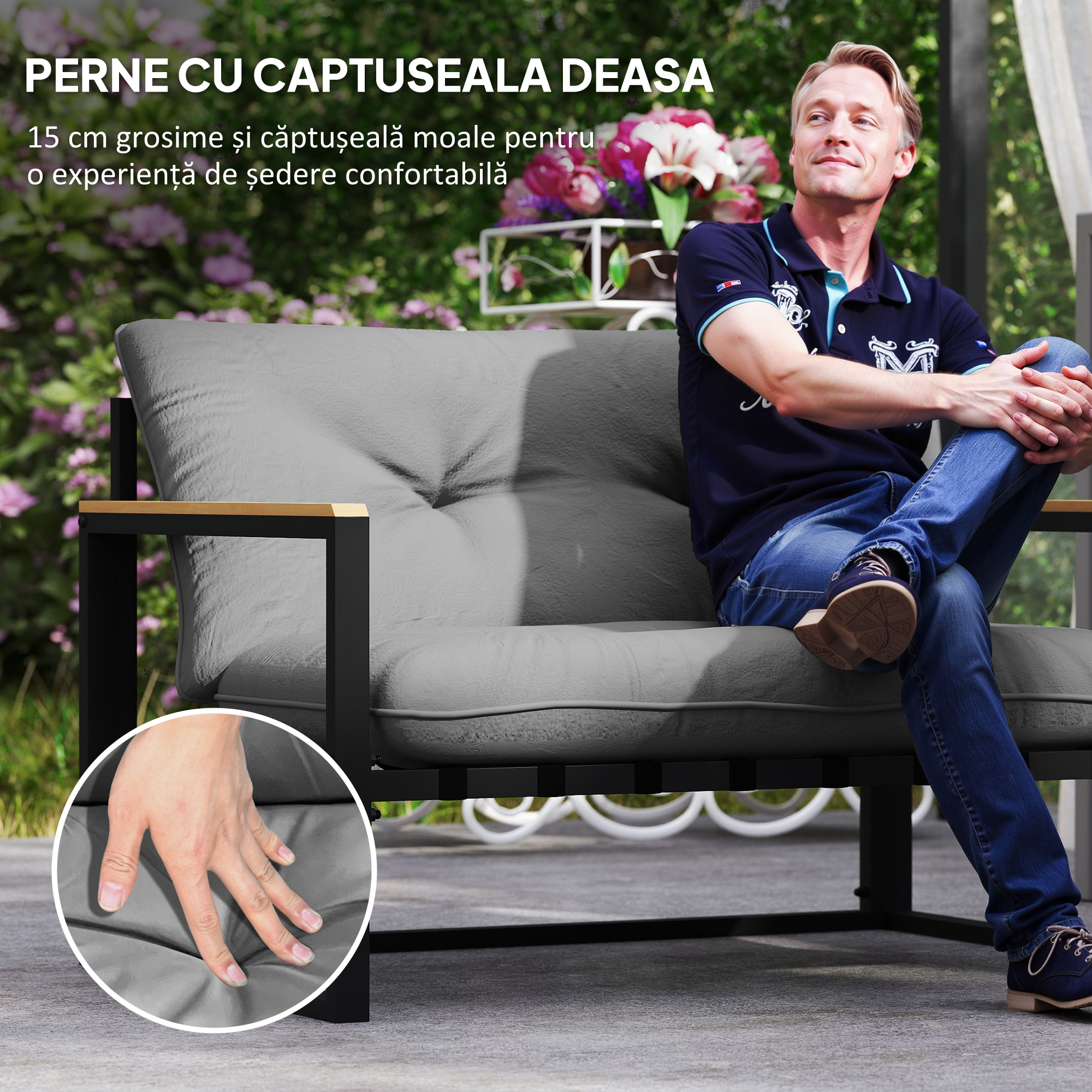  Set Gradina 4, Gri Deschis [5]