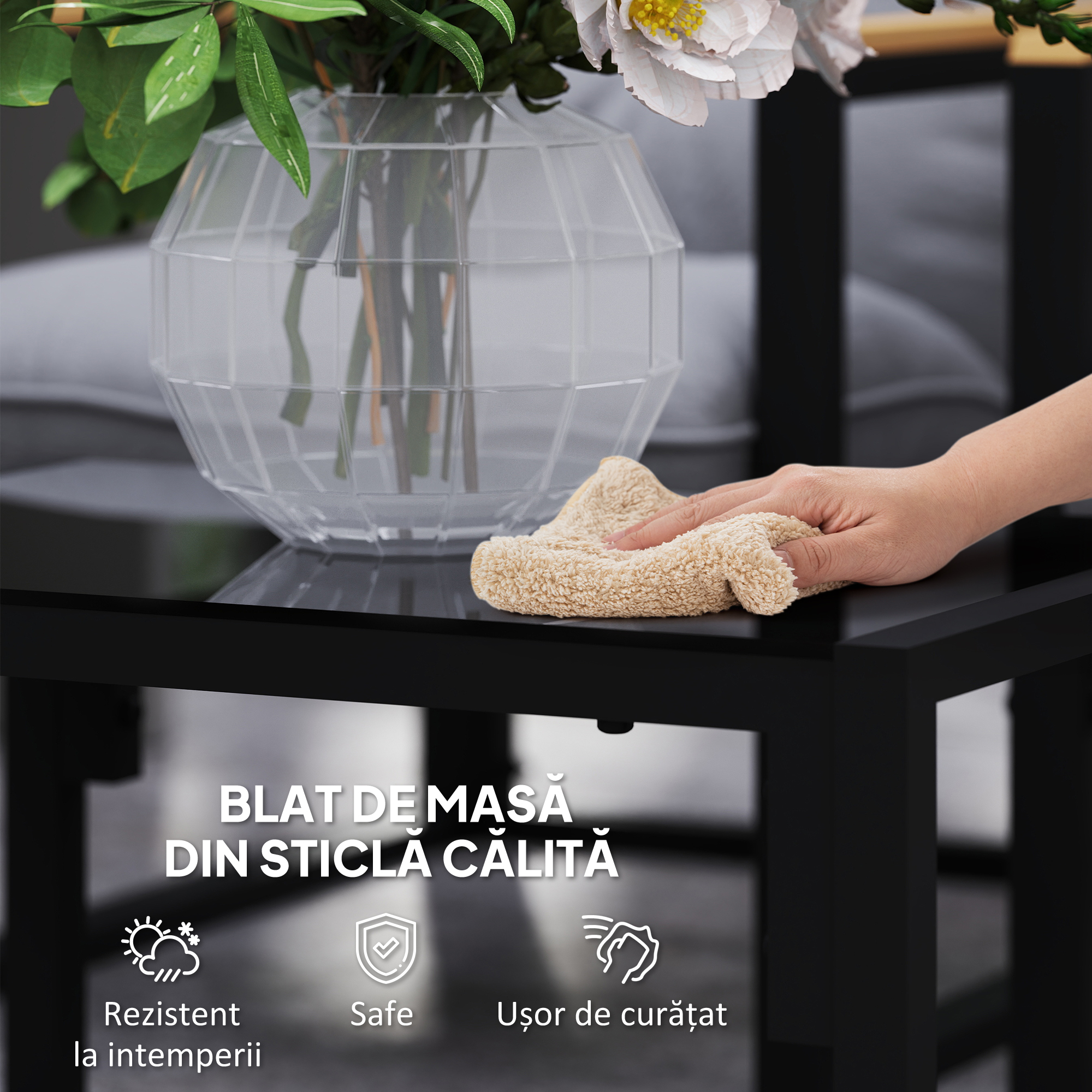  Set Gradina 4, Gri Deschis [6]