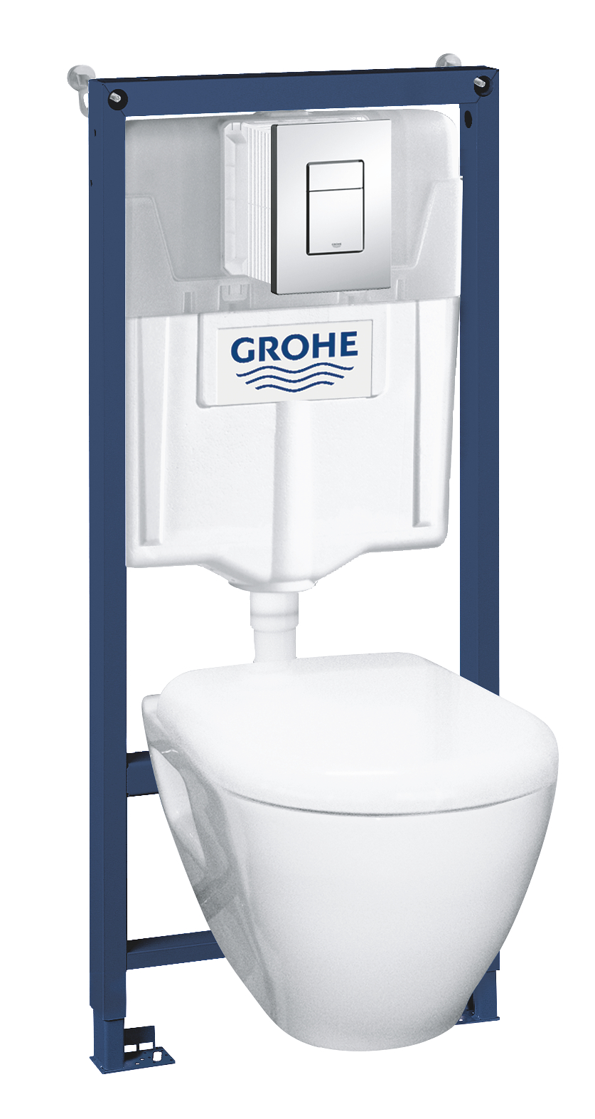 Baie - Pachet WC suspendat Grohe 39186000, 4 1 Solido Perfect, tip instalare suspendat, tip instalare cadru incastrat