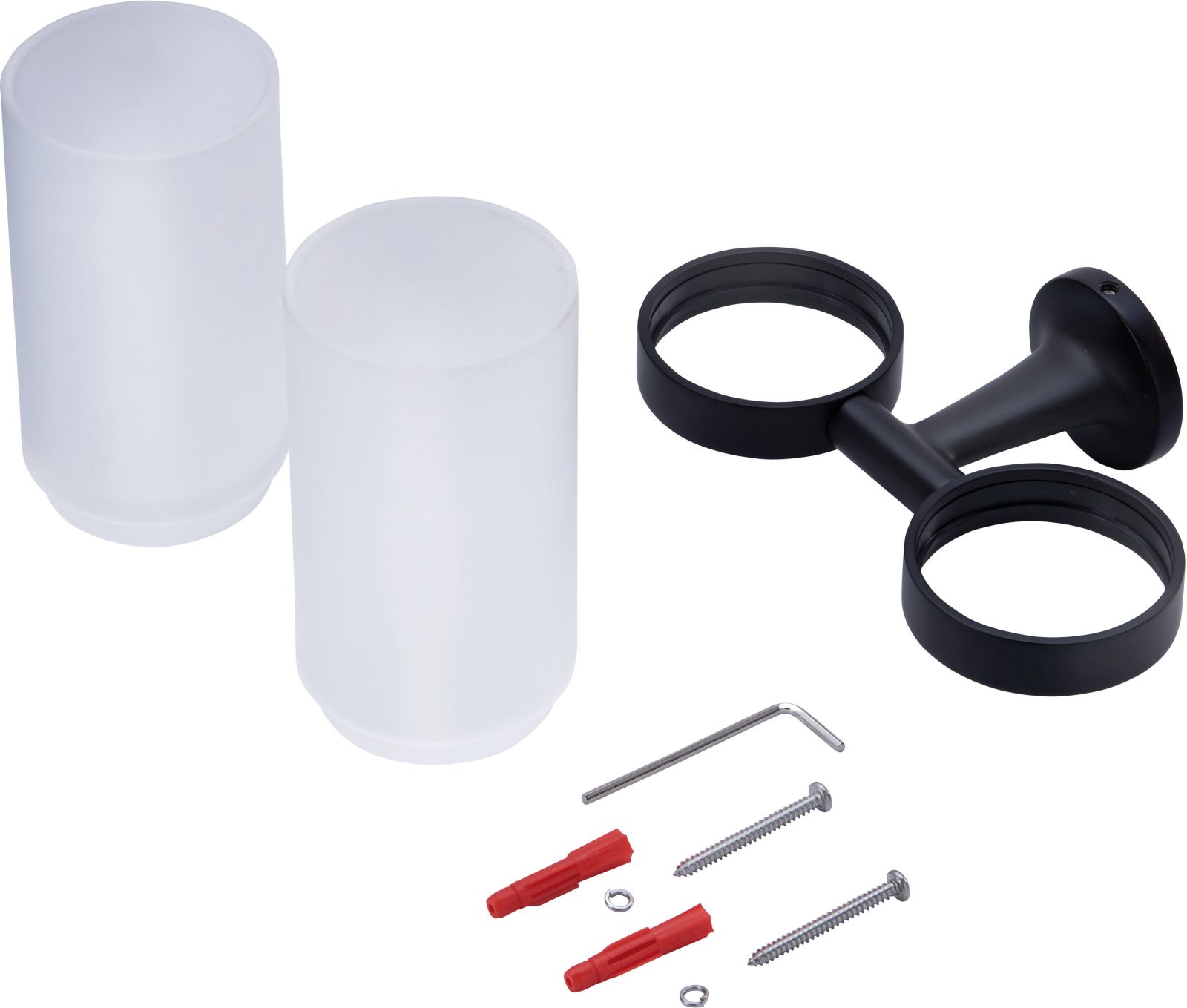 Pahar baie Duravit 0099484600, Starck T, tip instalare pe perete, calitate superioara pentru baia ta, negru [8]