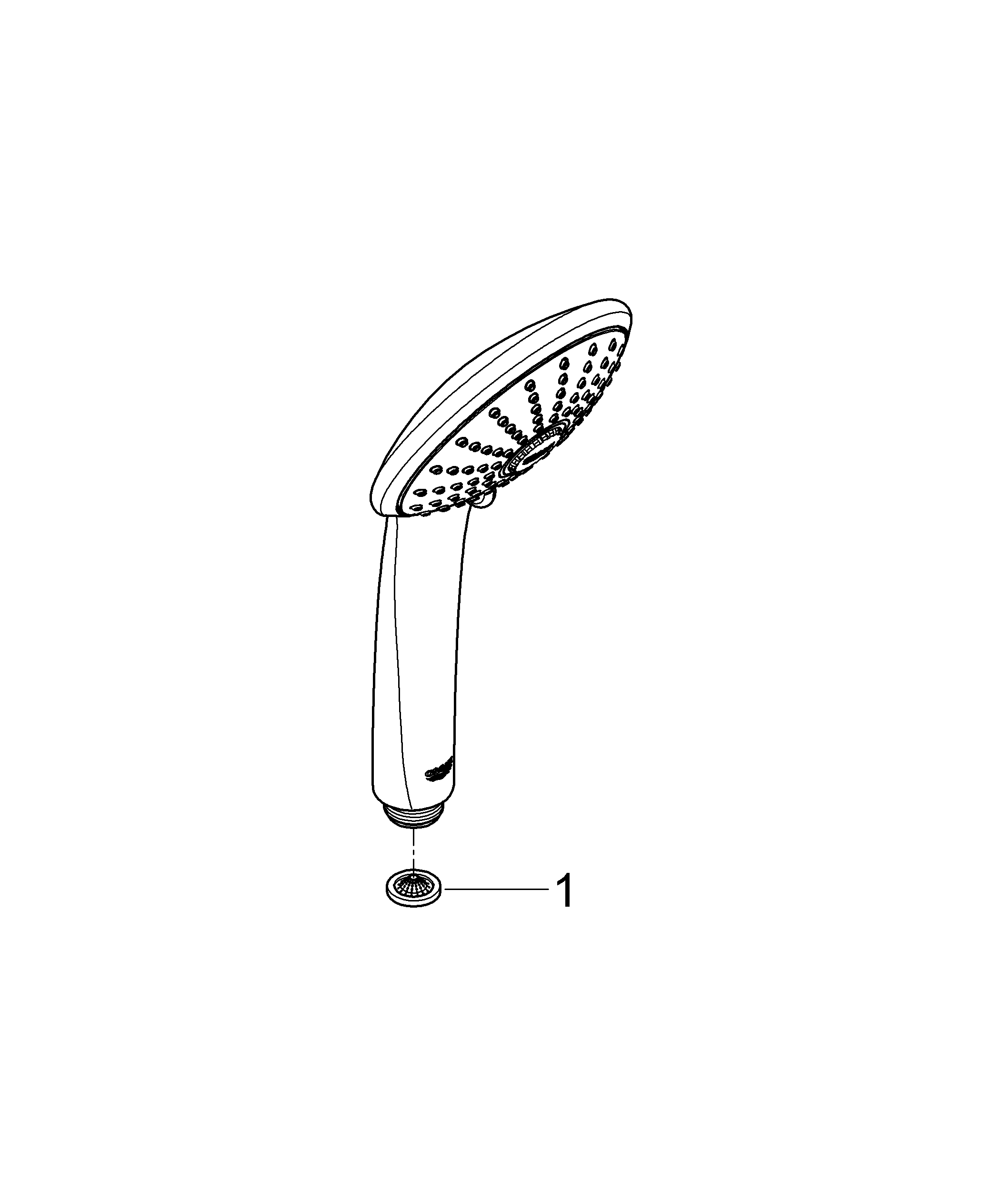 Para de dus Grohe 27239000, Euphoria Massage 110, lungime furtun m 0, diametru 110 mm, 3 functii, crom [3]