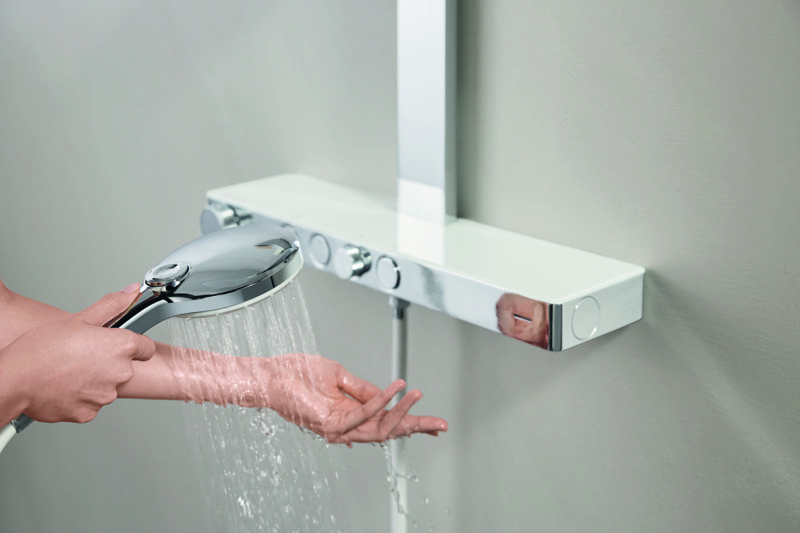 Para de dus Grohe 1016760000, SPA AQUA, diametru 130 mm, 3 functii, montaj universal, racord 1/2'', crom [5]