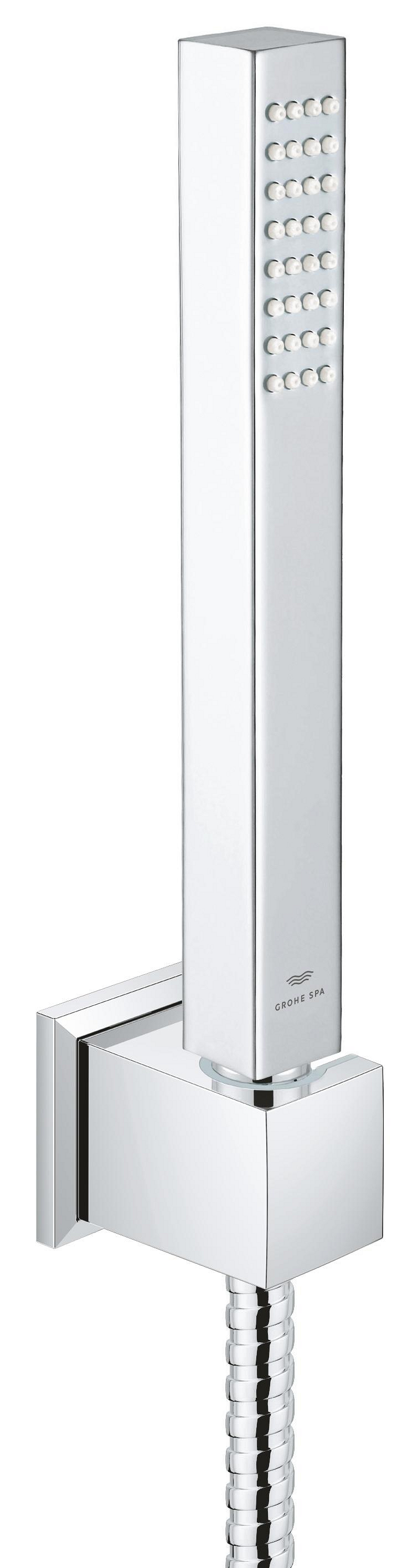 Baterii sanitare - Set para de dus Grohe 26886000, Para dus SPA AQUA Cube, diametru 25 mm, montaj universal, racord 1/2'', crom