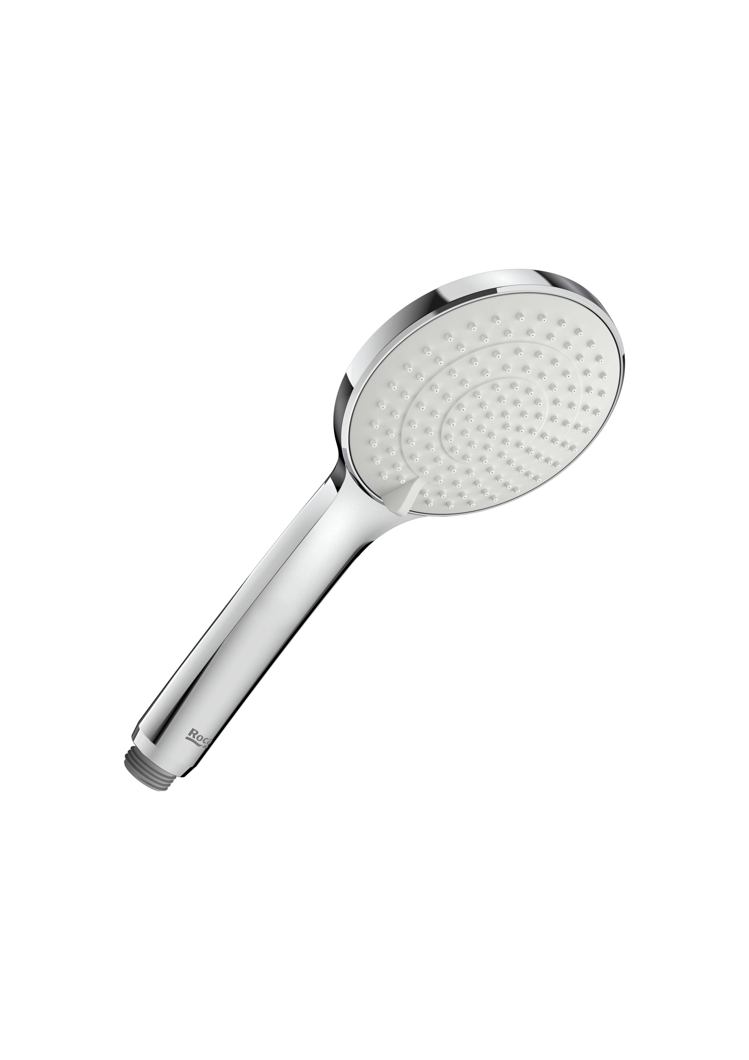 Baterii sanitare - Para de dus Roca A5BG109C00, Sensum, diametru 110 mm, 3 functii, montaj universal, racord 1/2'', crom
