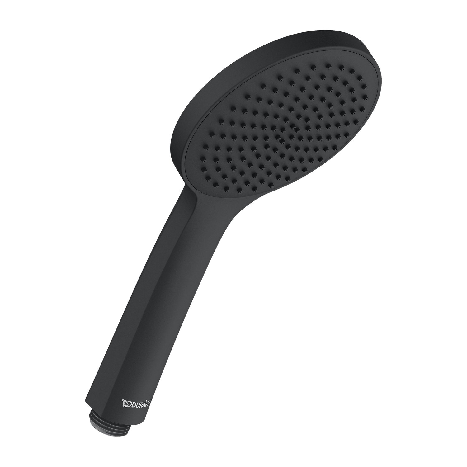 Baterii sanitare - Para de dus Duravit UV0650013046, dus, diametru 110 mm, montaj universal, racord 1/2'', para shockproof, negru