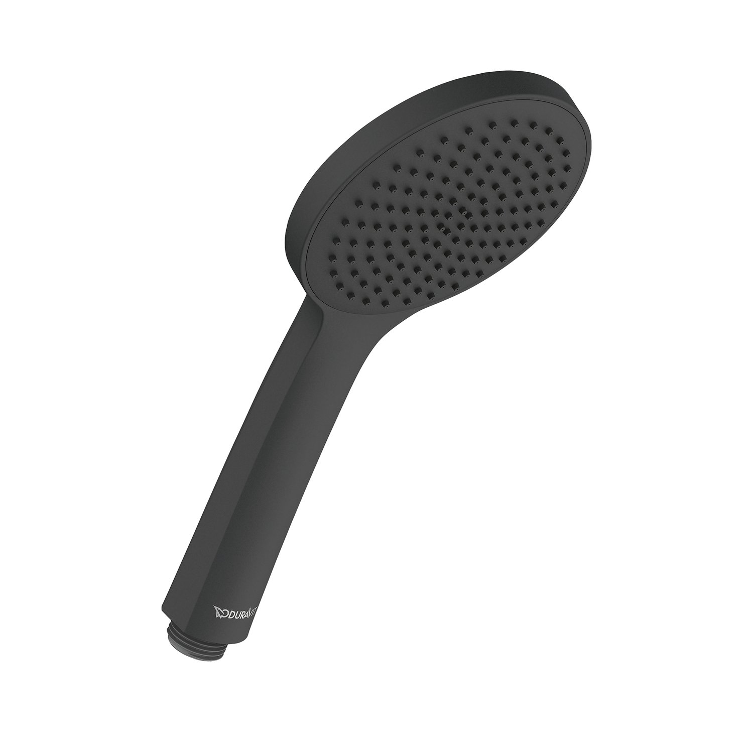 Baterii sanitare - Para de dus Duravit UV0652013046, dus, diametru 110 mm, montaj universal, racord 1/2'', para shockproof, negru
