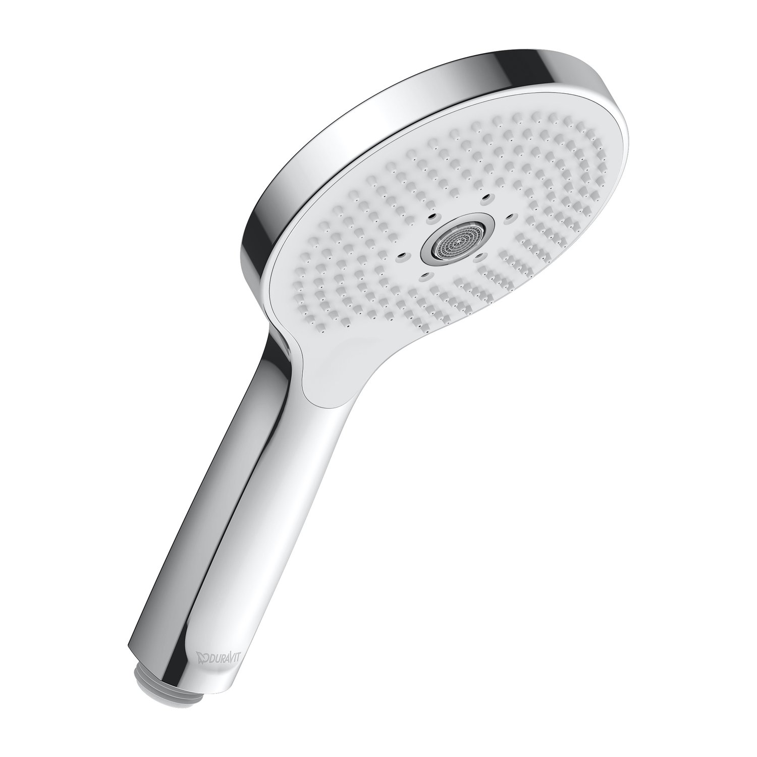 Baterii sanitare - Para de dus Duravit UV0650017010, dus, diametru 120 mm, 3 functii, montaj universal, racord 1/2'', crom